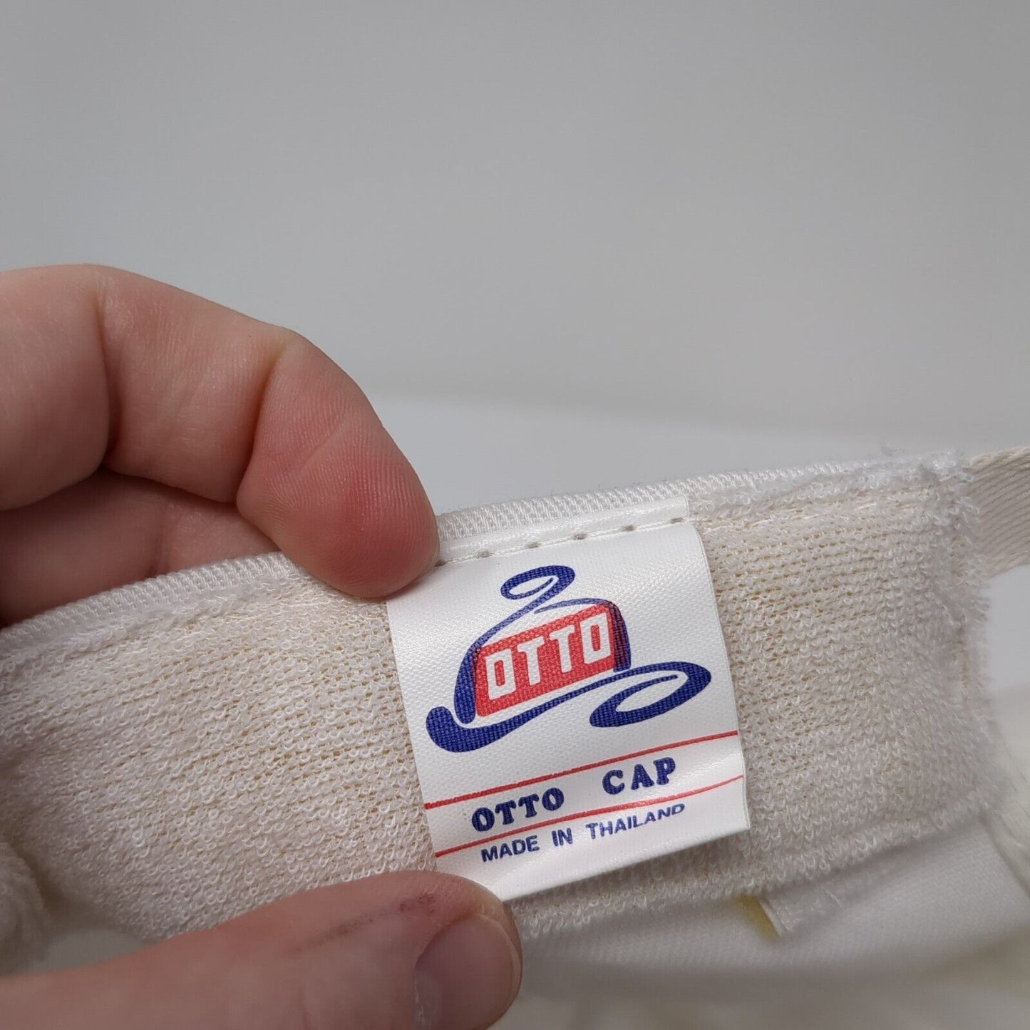 CF Slideback Hat White One Size Adjustable Embroidered Rope 6 Panel Otto
