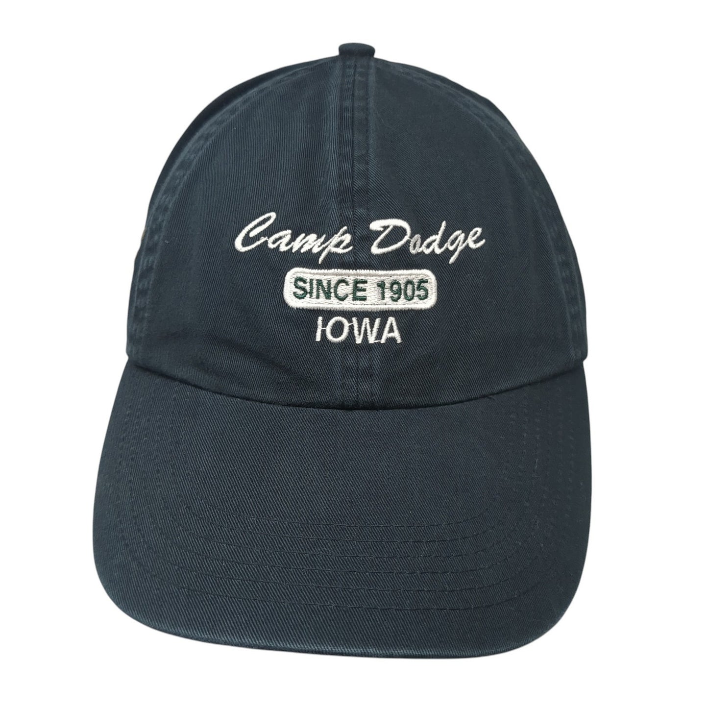 Camp Dodge Since 1905 IOWA Baseball Cap Blue One Size Adjustable Falcons