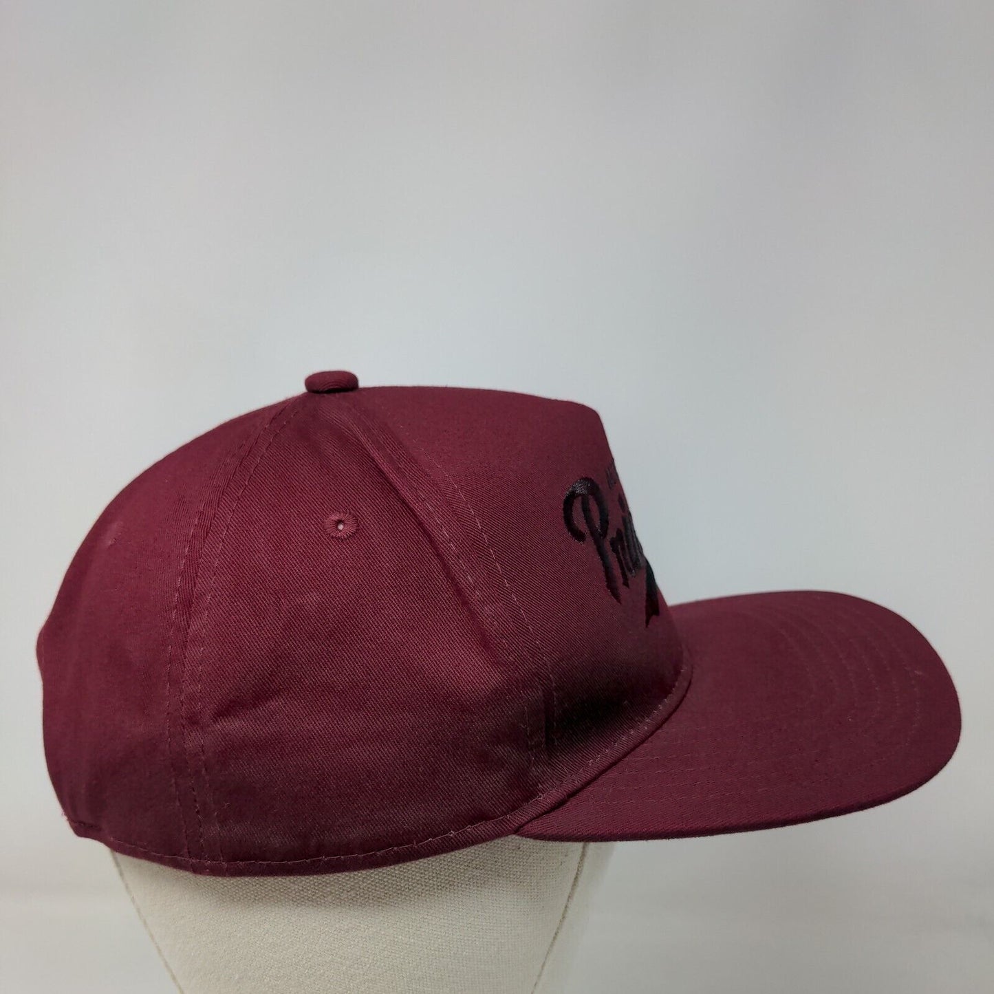 Authentic Primitive Snapback Hat Red OSFM Adjustable Embroidered 6 Panel