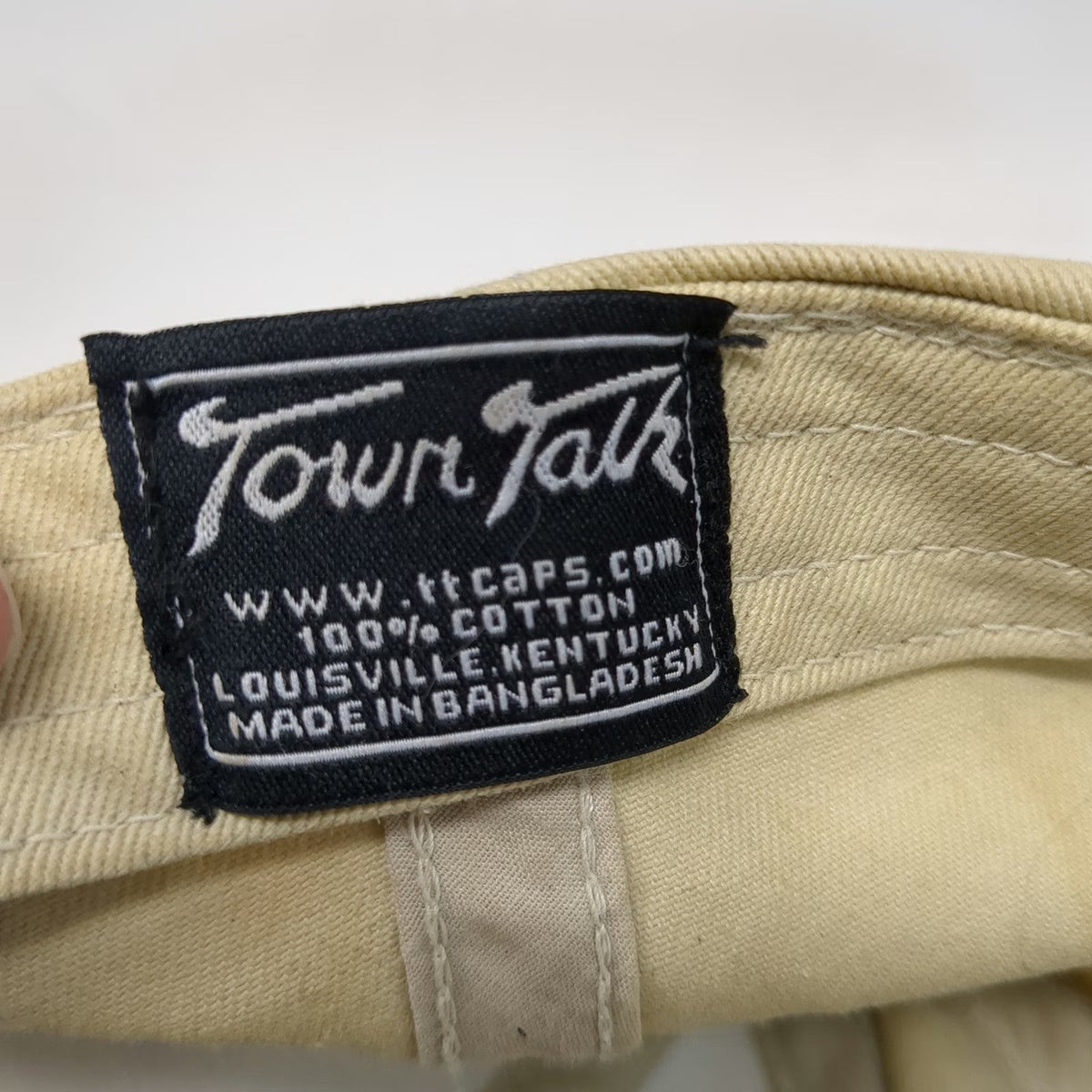 Town Talk Eagle Hills Blue Baseball Cap One Size Strapback Hat Contrast Stitch