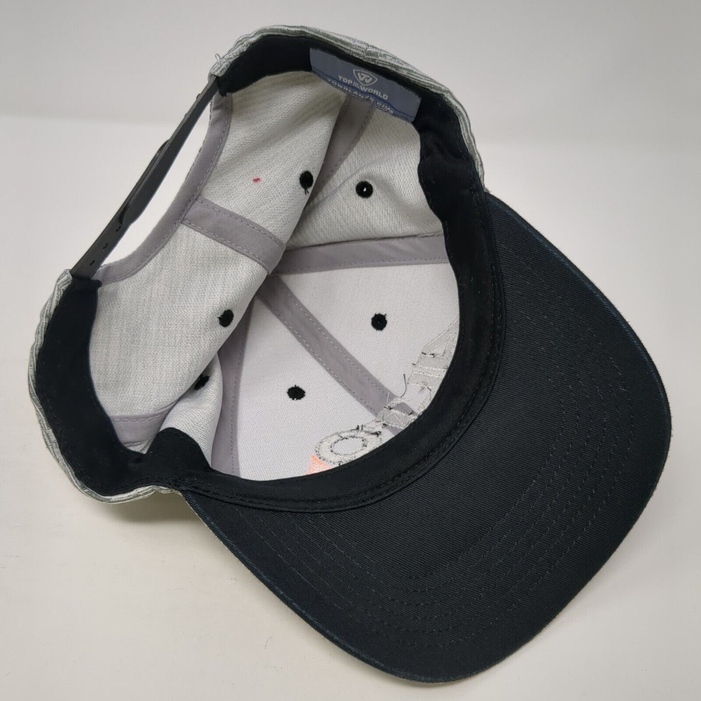 Alto Snapback Hat Gray One Size Adjustable Embroidered Top of the World