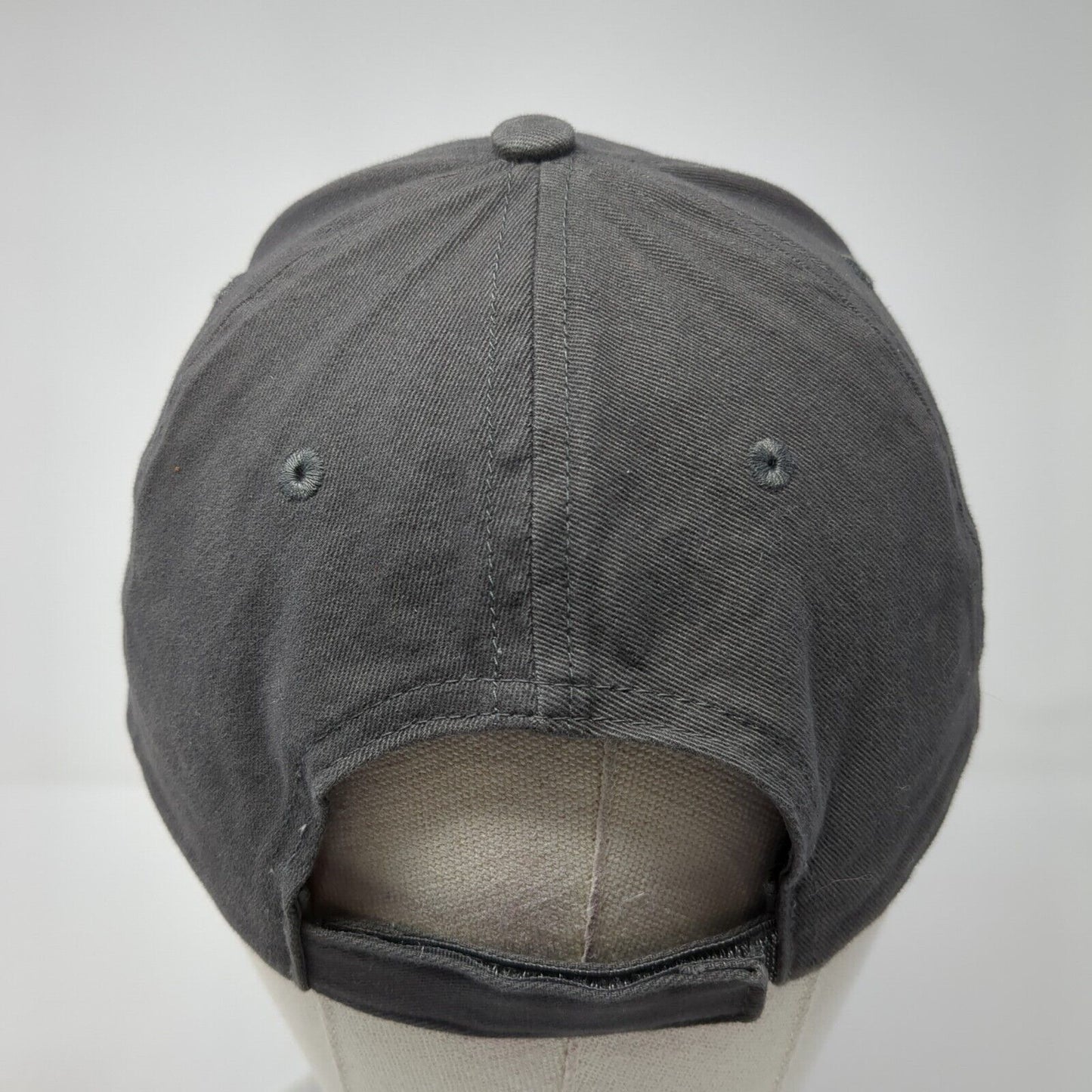 Acuity Strapback Hat Gray One Size Adjustable Embroidered Cap America
