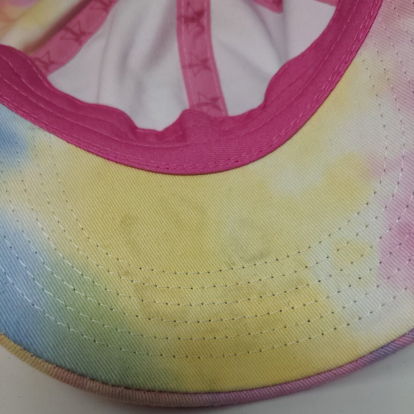 Jefree Star Slideback Hat Multicolor One Size Embroidered Tie Dye 6 Panel