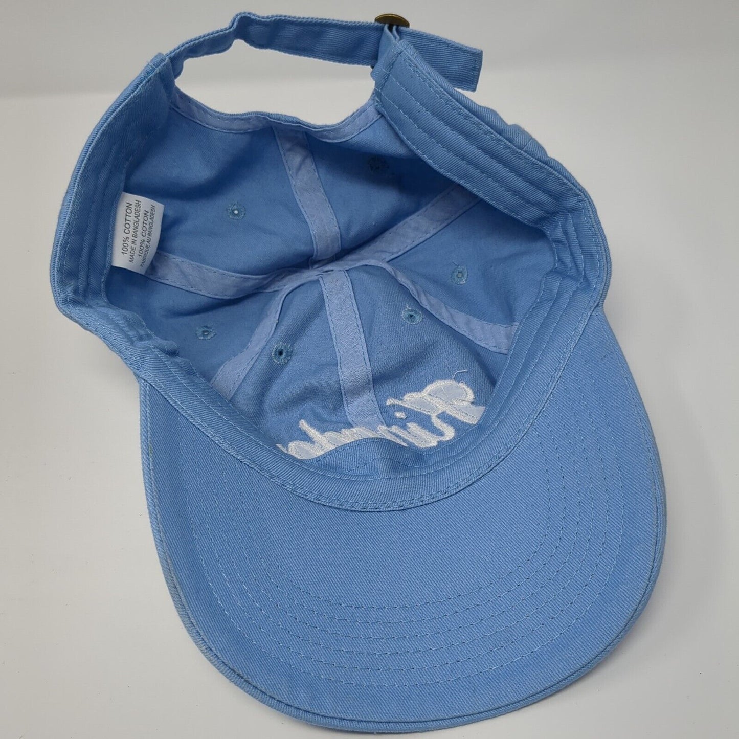 Kingdom Slideback Hat Blue One Size Adjustable Embroidered 6 Panel