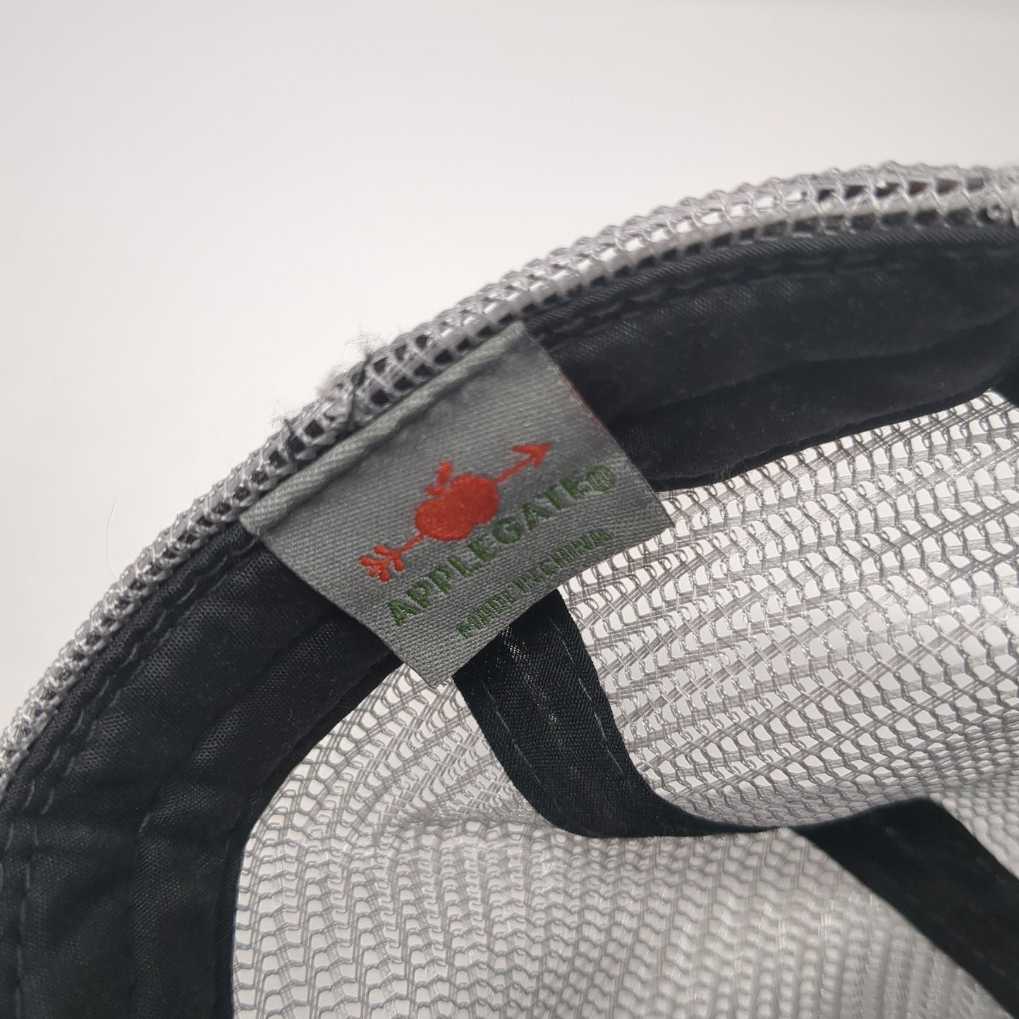 Apple Gate Snapback Trucker Hat Gray One Size Adjustable Mesh Back 6 Panel