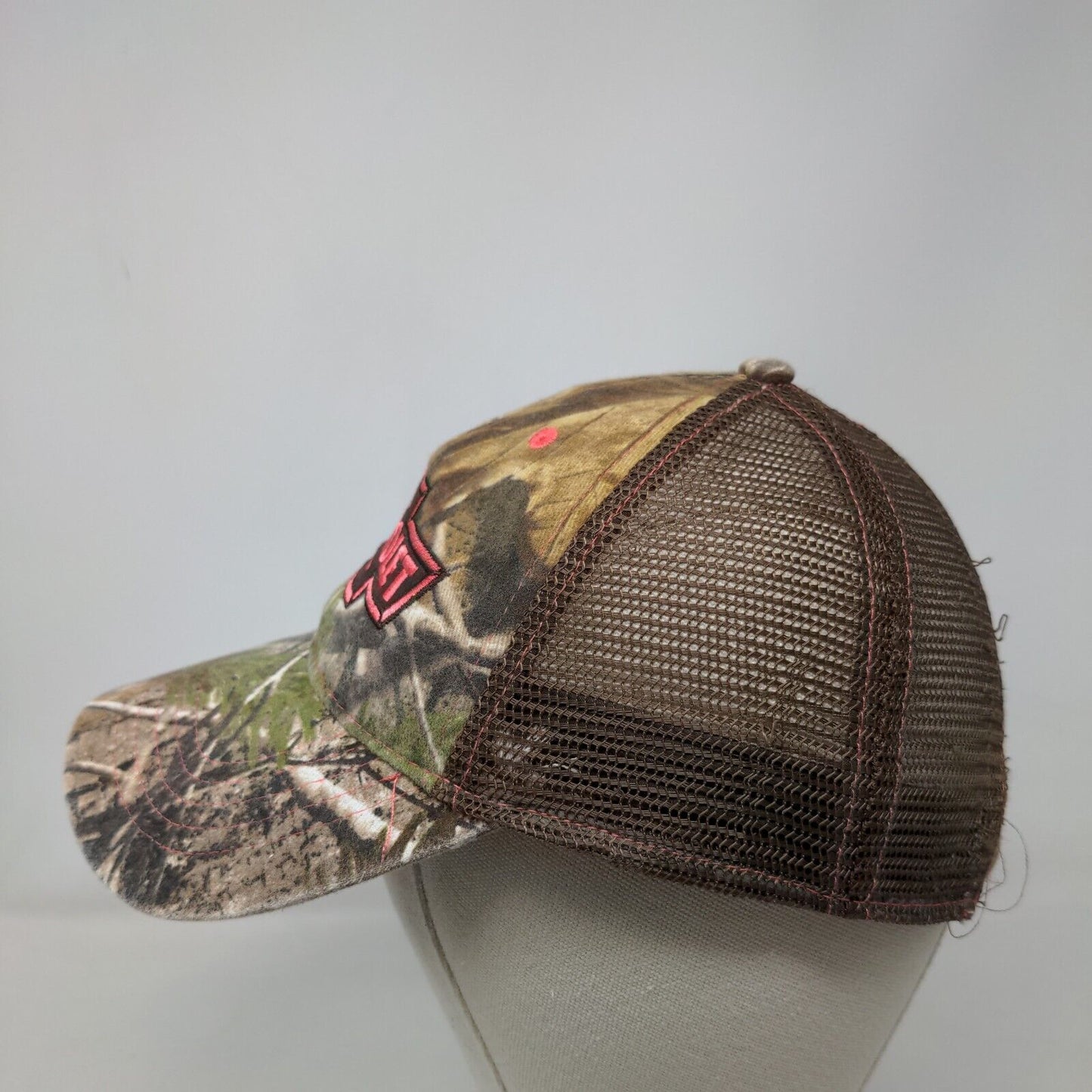 Chevrolet Strapback Mesh Back Trucker Hat Camo OSFM Embroidered