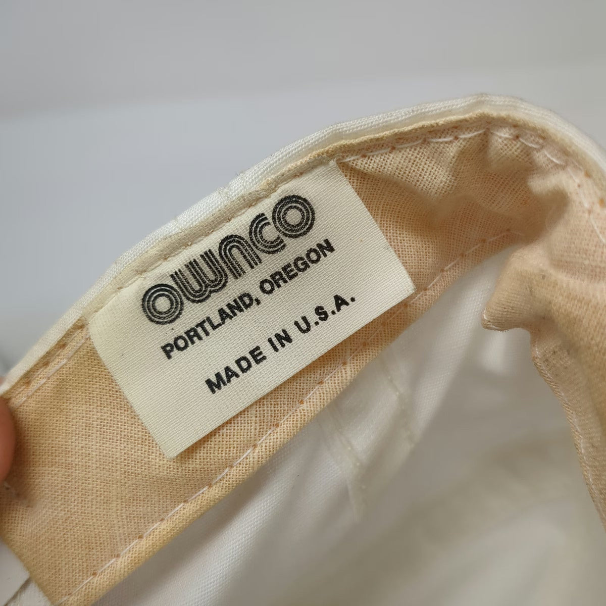 Ownco 5 Panel White One Size Snapback Hat Anderson Lumber 100 Years Centennial