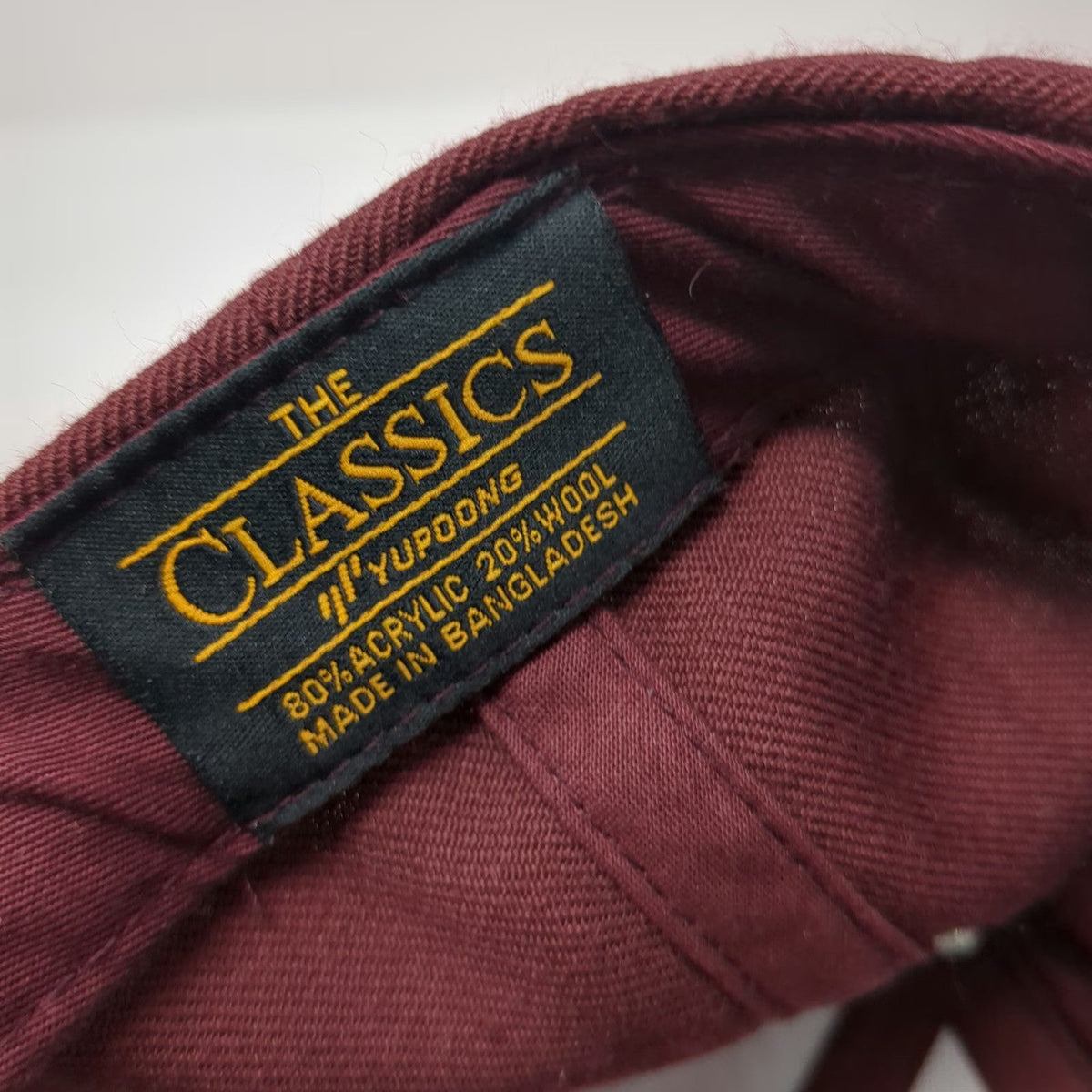 Anetik Snapback Red One Size Hat Wool Blend Green Undervisor Comfort In Chaos