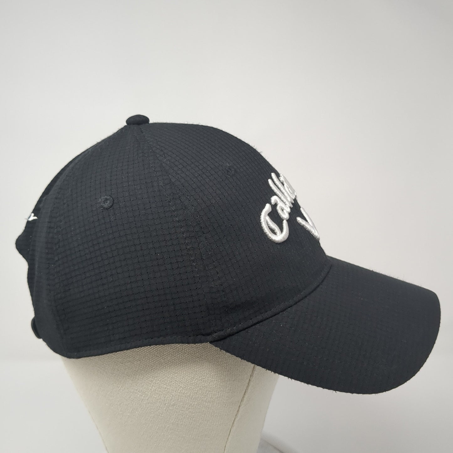 Callaway Odyssey Strapback Hat Black One Size Adjustable Embroidered