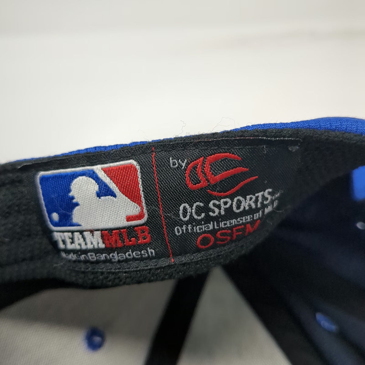 OC Sports Chicago Cubs MLB Baseball Cap Blue One Size Strapback Curved Brim Hat