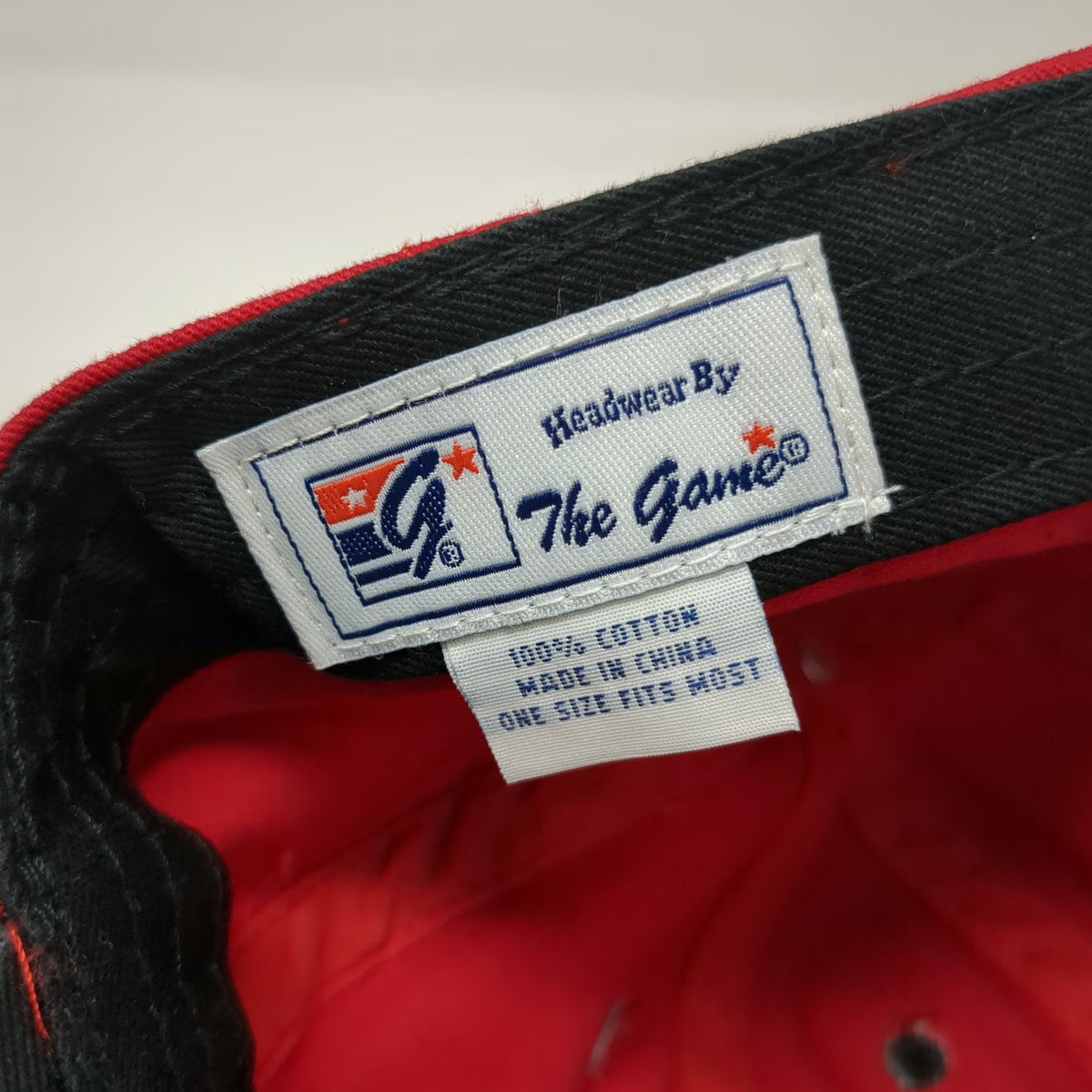 The Game Baseball Cap Red One Size Coors Light Beer Logo Slideback Cotton Hat