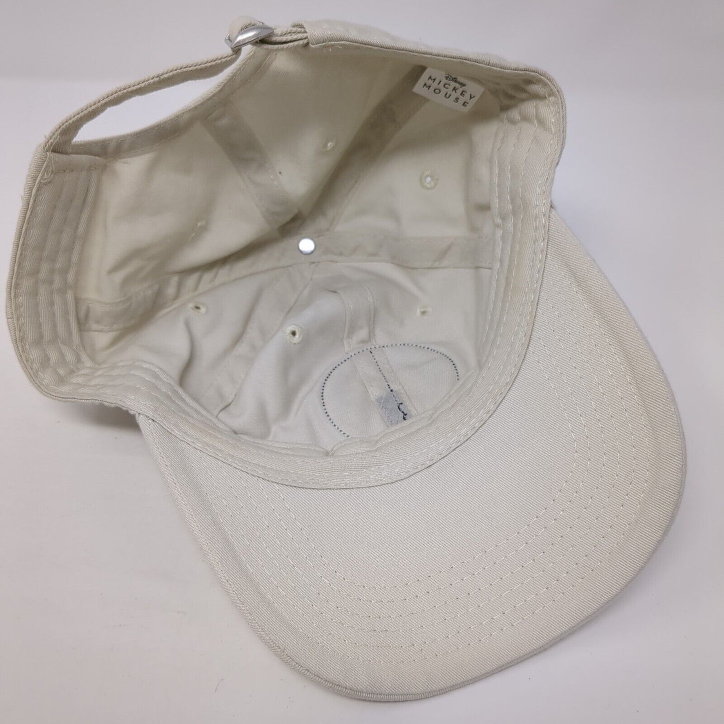Mickey Mouse 1928 Slideback Hat Tan One Size Adjustable Embroidered Disney