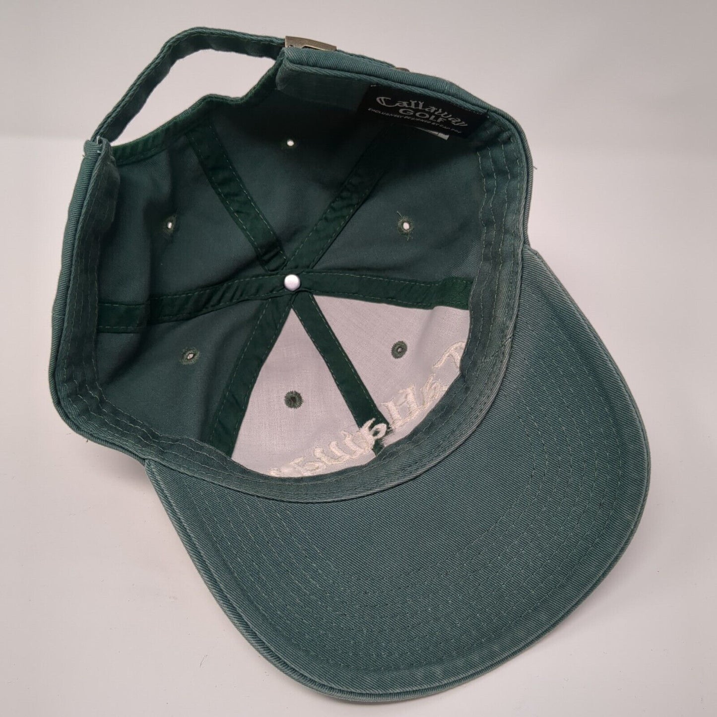 Callaway Golf Slideback Hat Green One Size Adjustable Embroidered