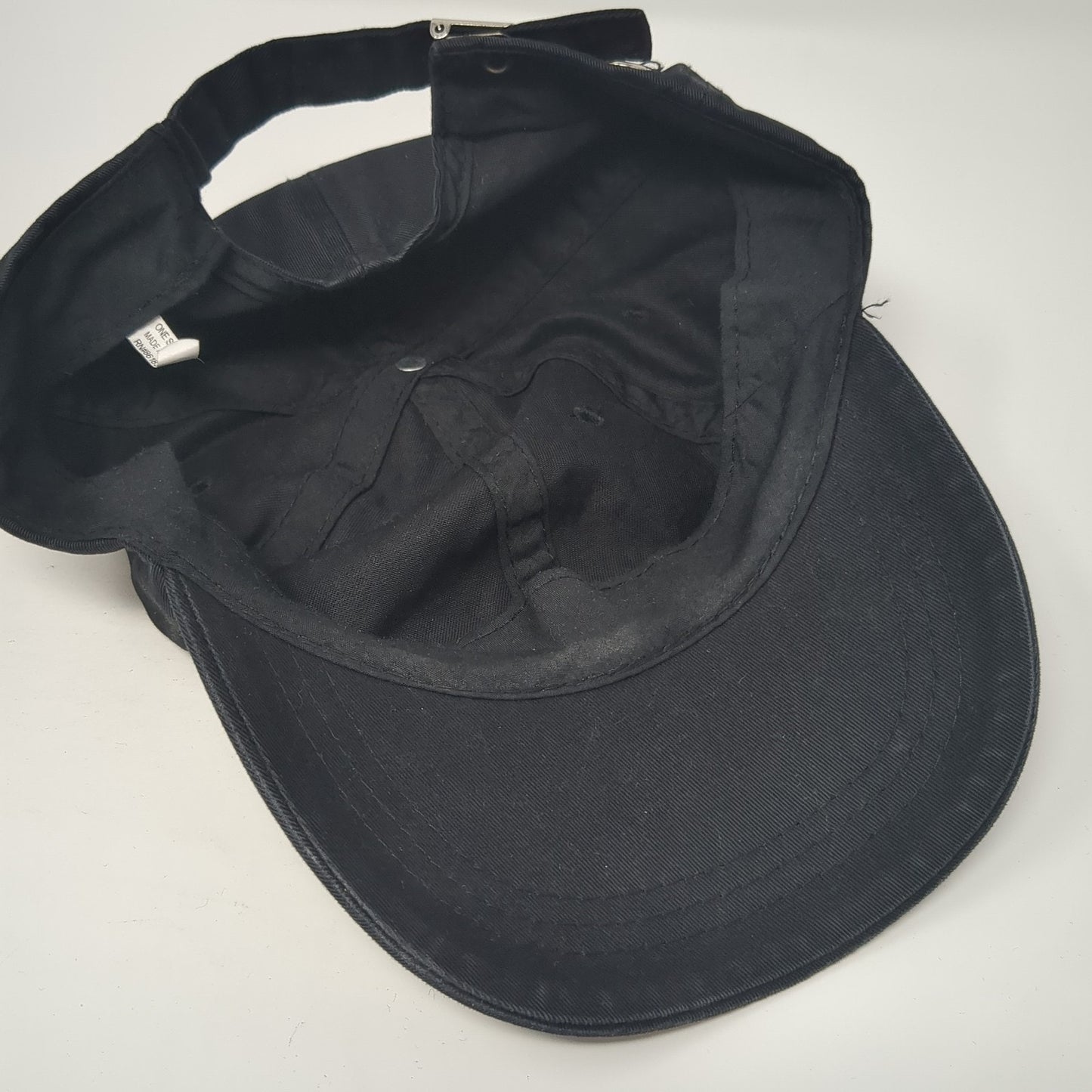 Unbranded Slideback Hat Black XL Adjustable Solid Outdoor Casual Blank