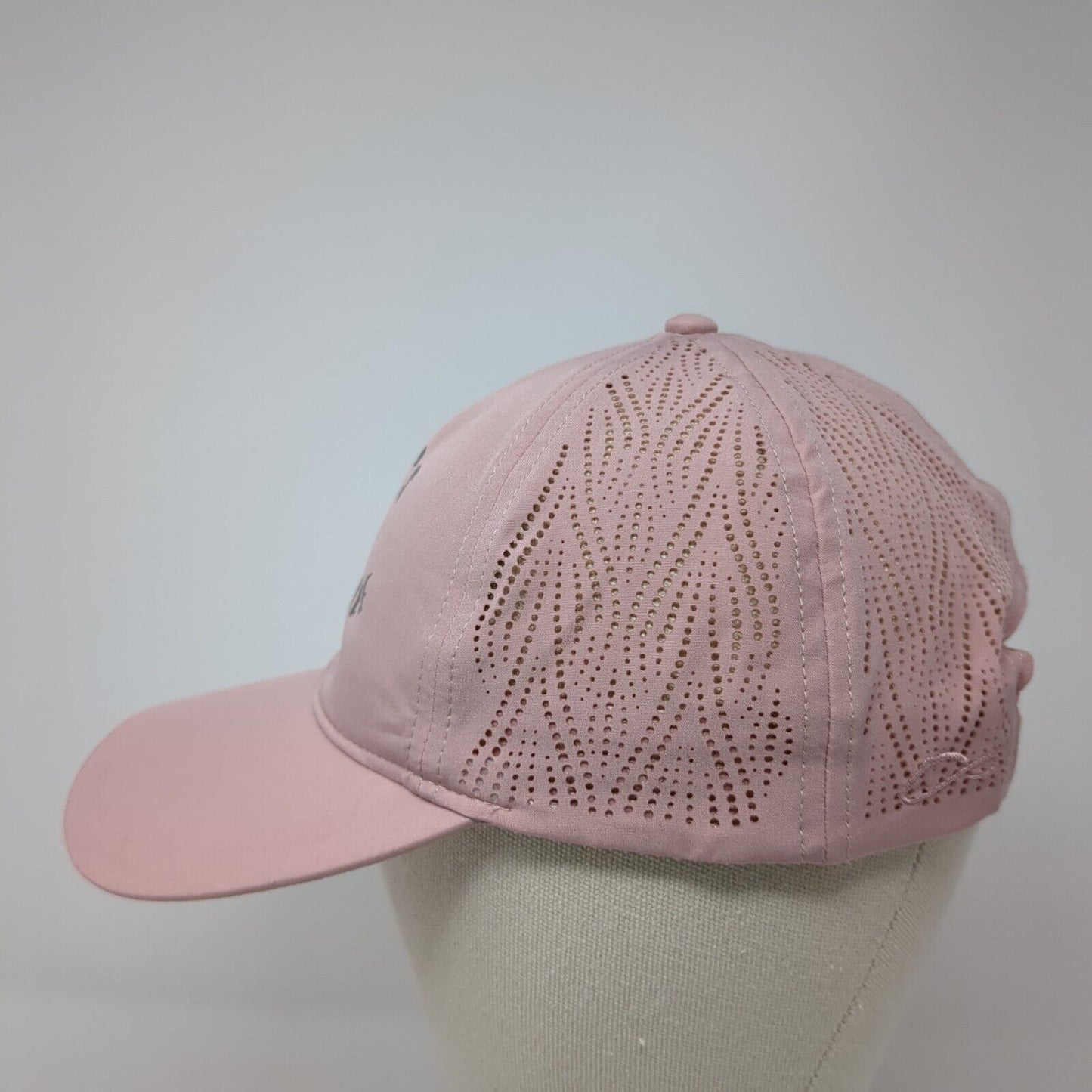 Let's Par-Tee Women's Snapback Hat Pink One Size Perforated Infinity