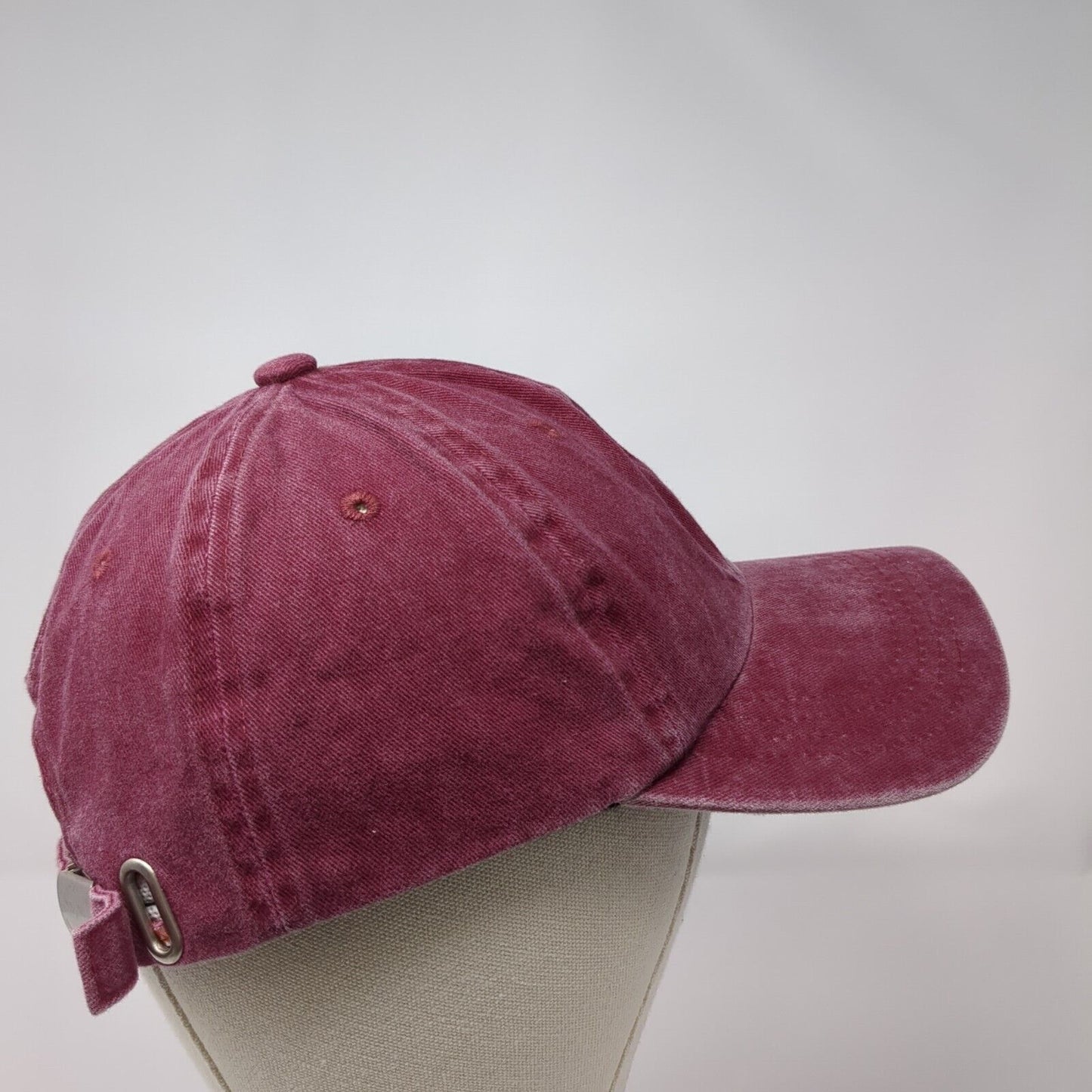Unbranded Slideback Hat Red One Size Adjustable 6 Panel Blank Outdoor