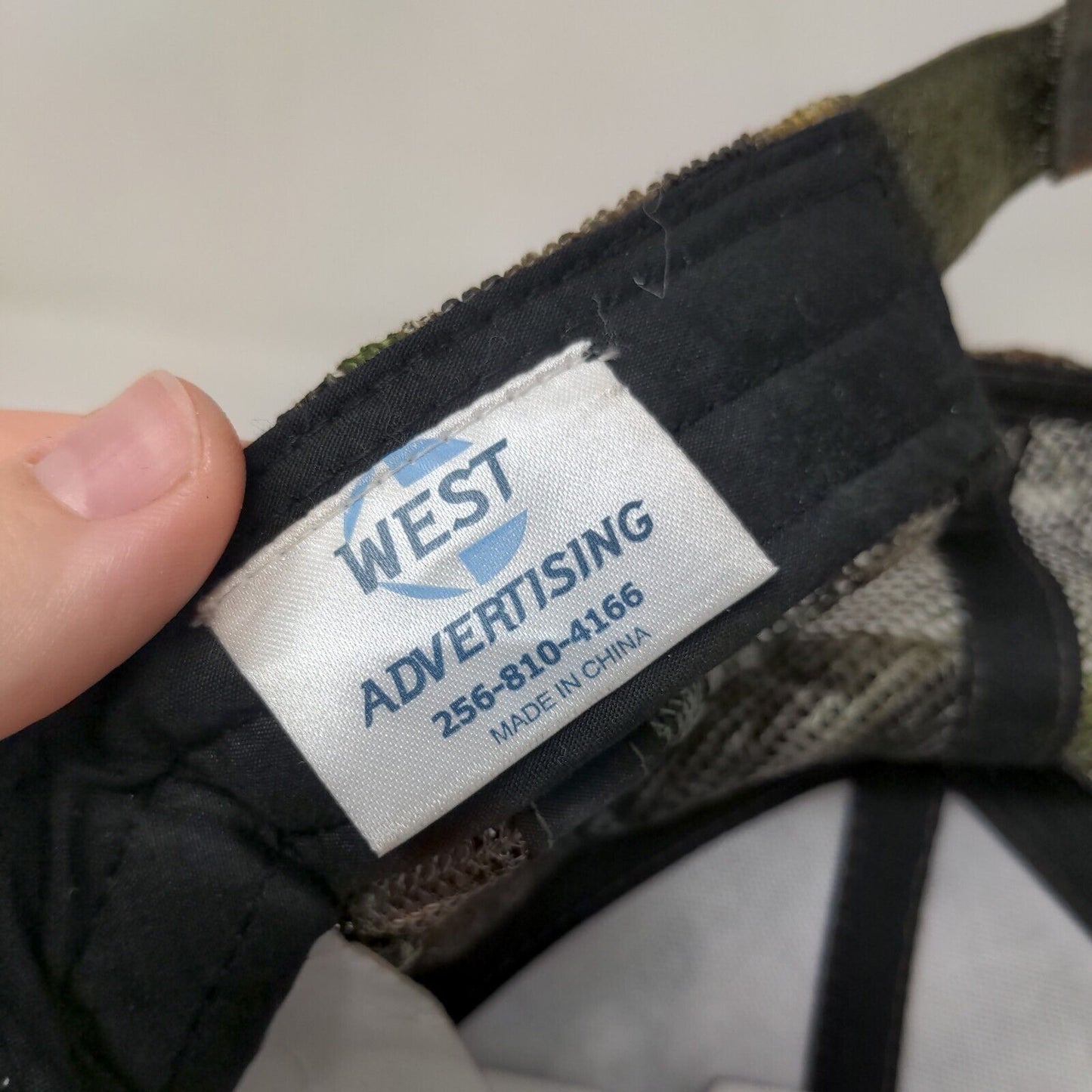 JOI Jasper Oil Inc Strapback Mesh Back Trucker Hat Camo One Size