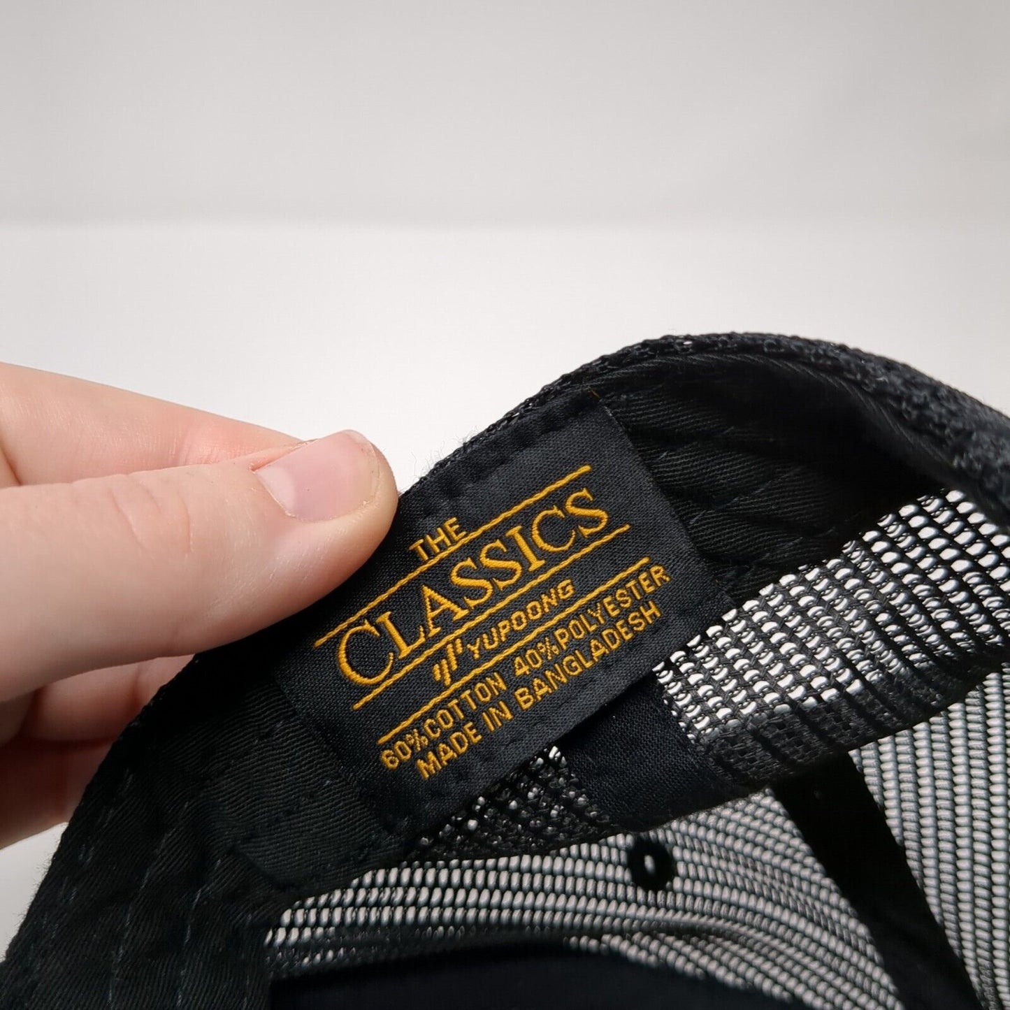 Tone It Up Snapback Mesh Back Trucker Hat Black One Size Yupoong