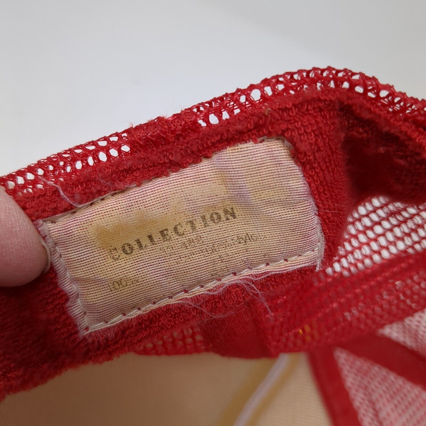 C.R. England Est. 1920 Snapback Trucker Hat Red OS Adjustable Mesh Back Rope