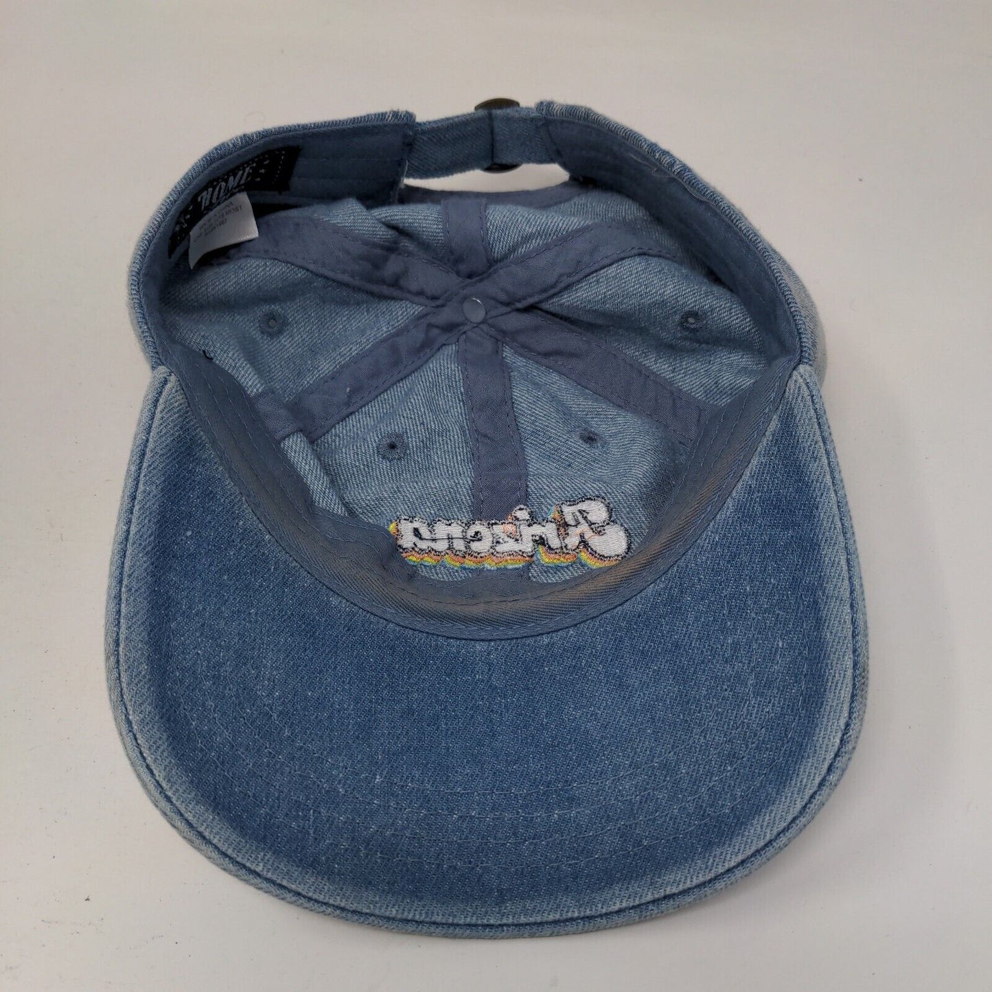 Arizona Slideback Hat Blue OSFM Adjustable Embroidered 6 Panel Home Free