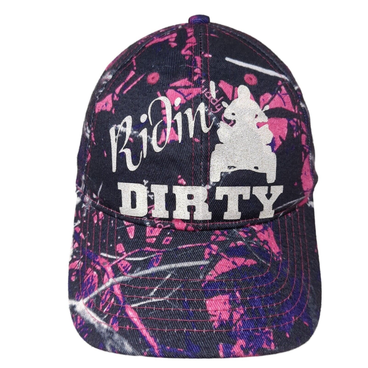 Ridin Dirty Slideback Hat Multi One Size Adjustable 6 Panel Katl Sport Cap