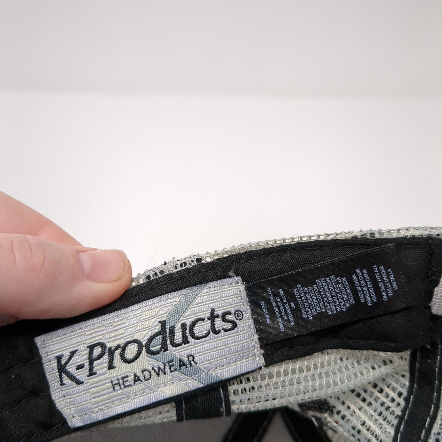Kubota Qaurles Supply Co Strapback Trucker Hat Black OS Adjustable Mesh Back