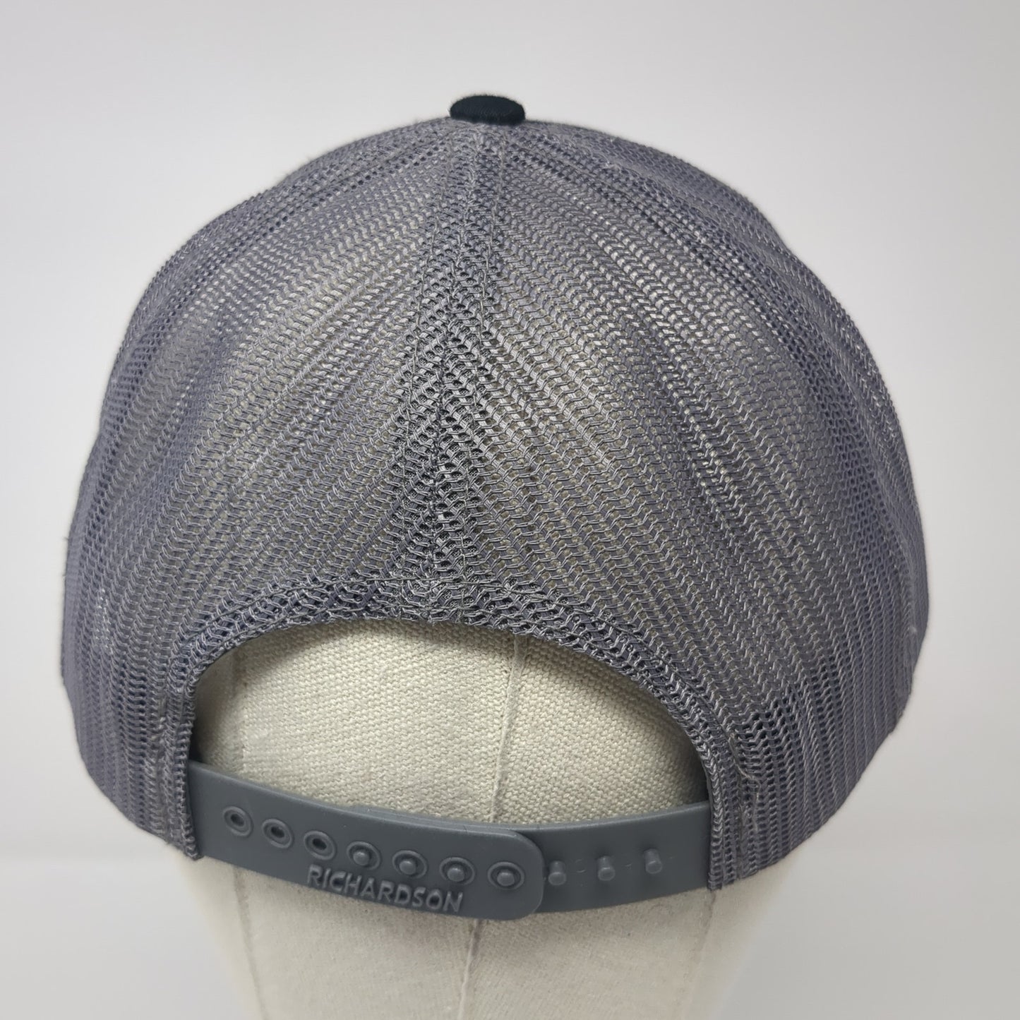 #Rize Nation Snapback Trucker Hat Black One Size Adjustable Mesh Back Richardson