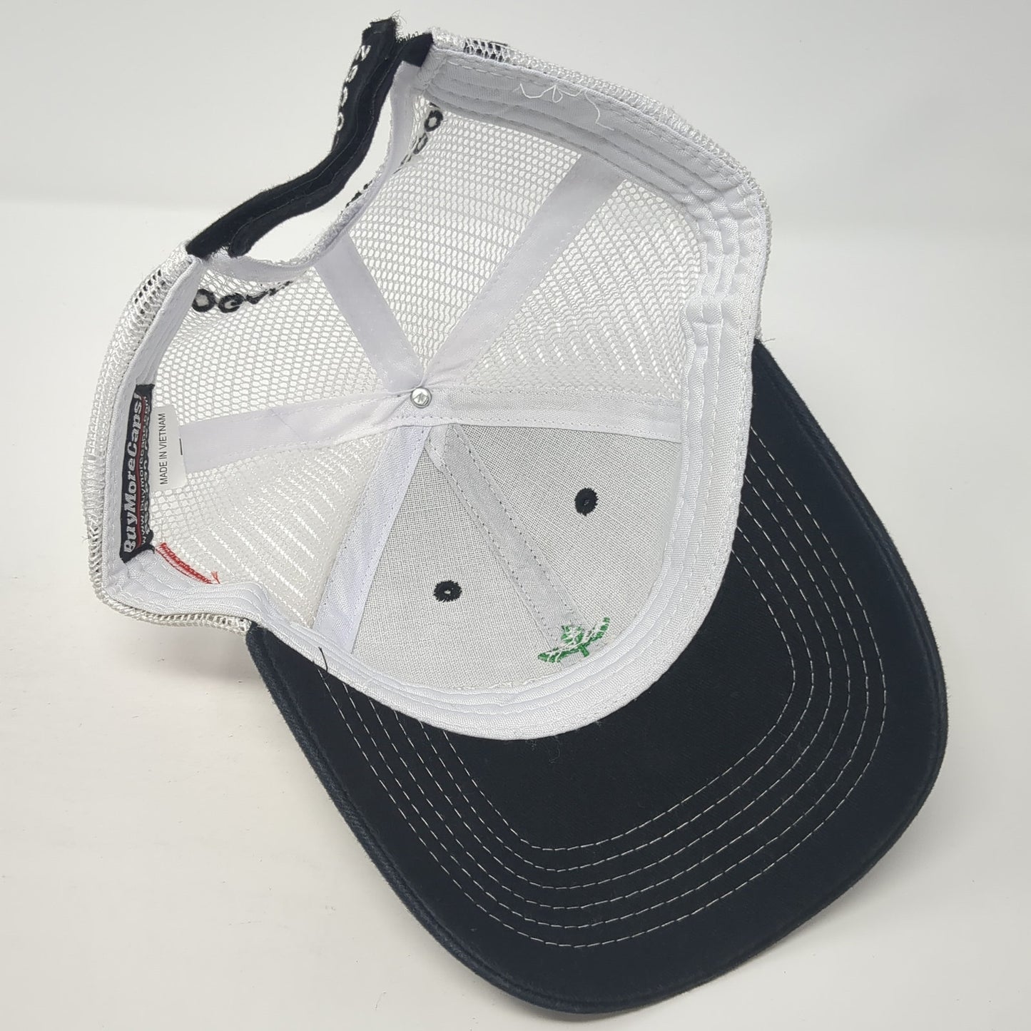 Logan Zenner Seeds Inc. Strapback Trucker Hat Black One Size Mesh Back