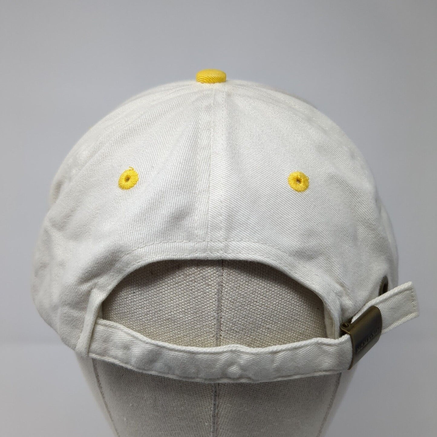 Komatsu Slideback Hat White One Size Adjustable Embroidered North American