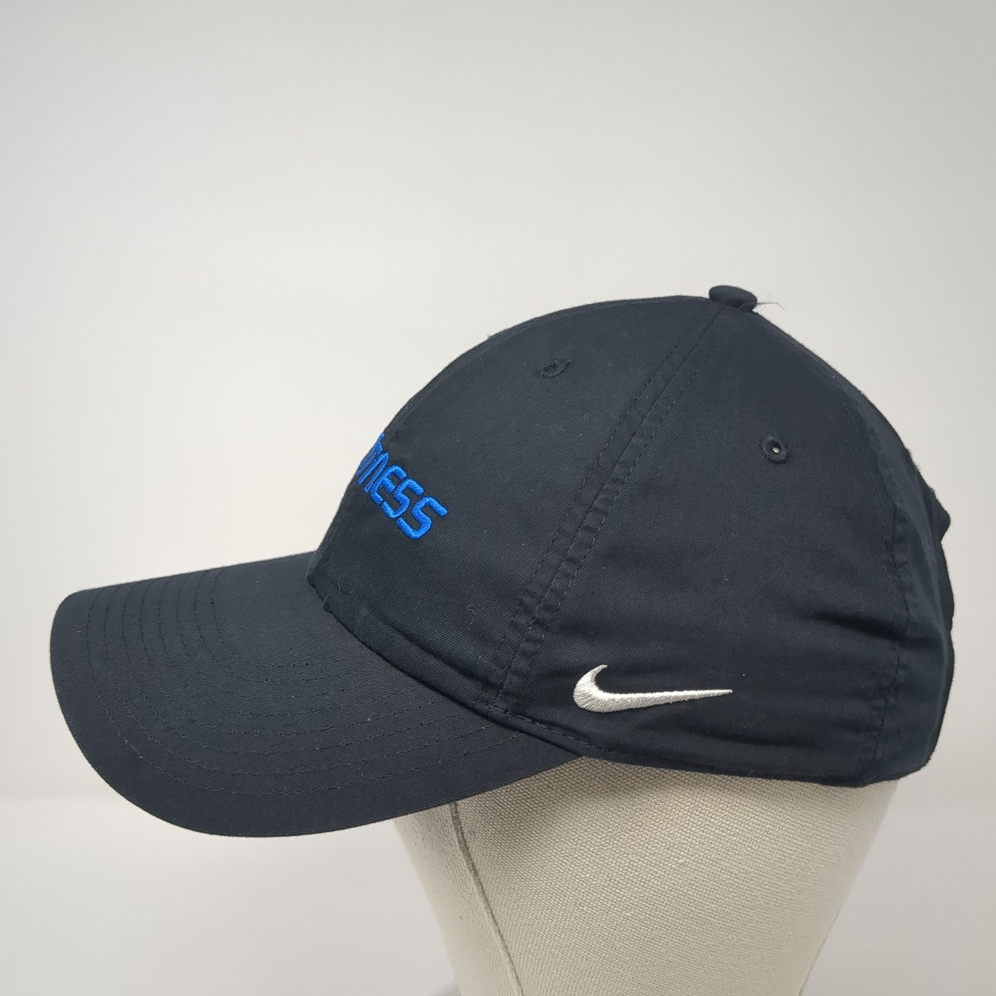 24 Hour Fitness Strapback Hat Black One Size USA Proud Sponsor Nike