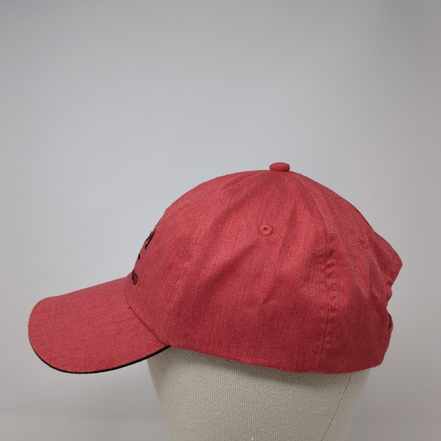 Aruba One Happy Island 1499 Strapback Hat Red One Size Adjustable Embroidered