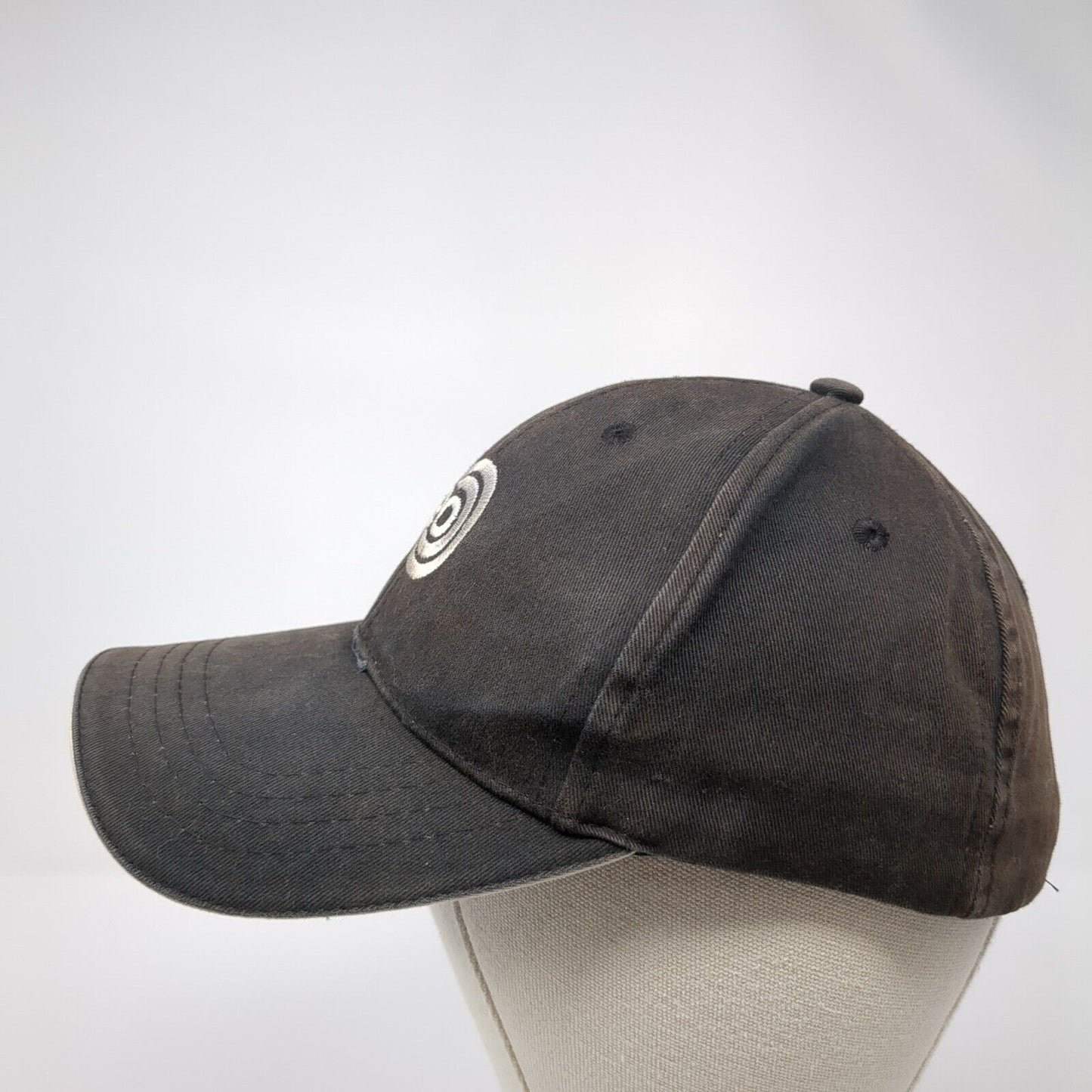 ZERO Slideback Hat Black One Size Adjustable Embroidered 6 Panel Cotton