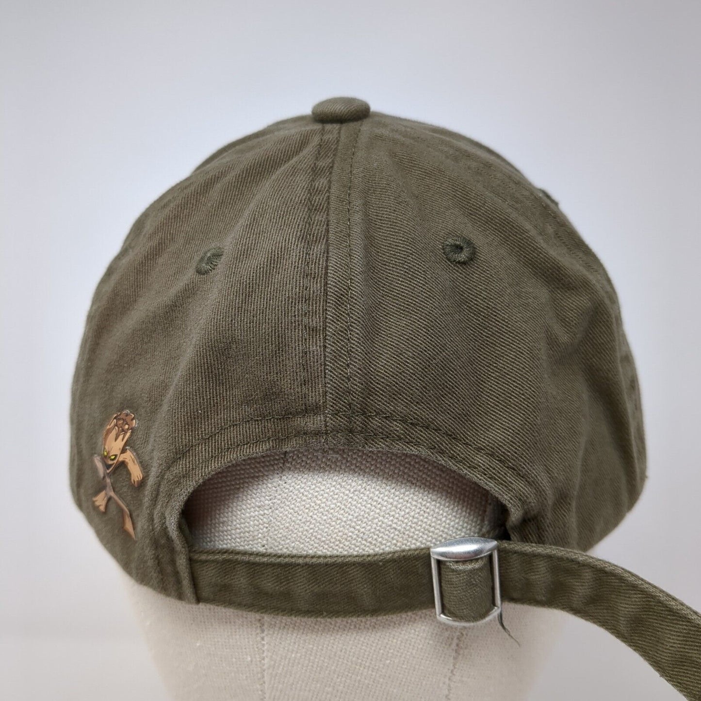 I Am Groot! Slideback Hat Brown One Size Adjustable Embroidered 6 Panel Marvel