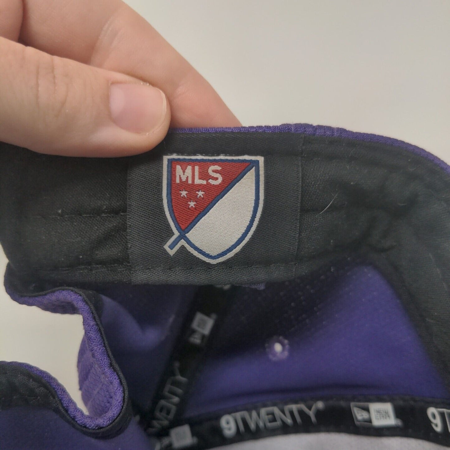 Orlando City Lion Slideback Hat Purple OSFM Adjustable MLS New Era