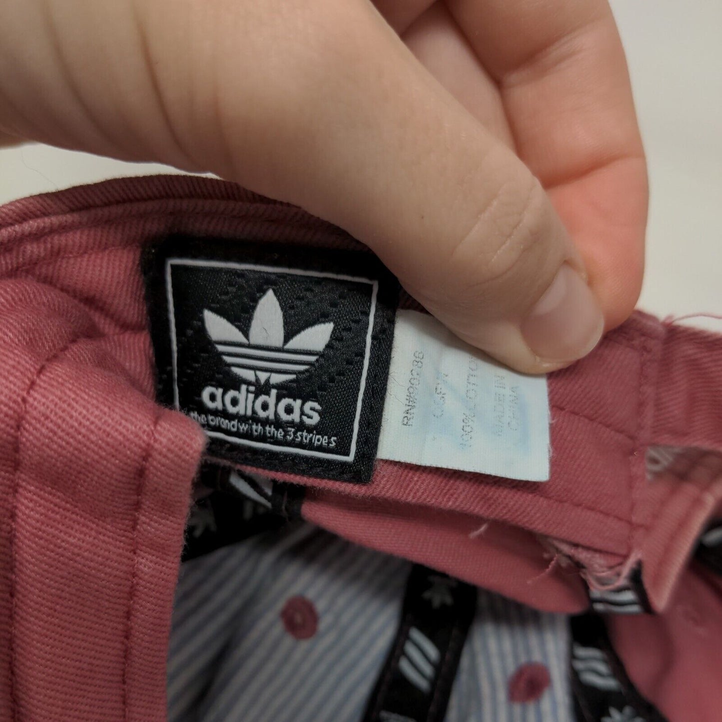 Adidas Women's Slideback Hat Pink OSFW Adjustable Embroidered Trefoil Cotton