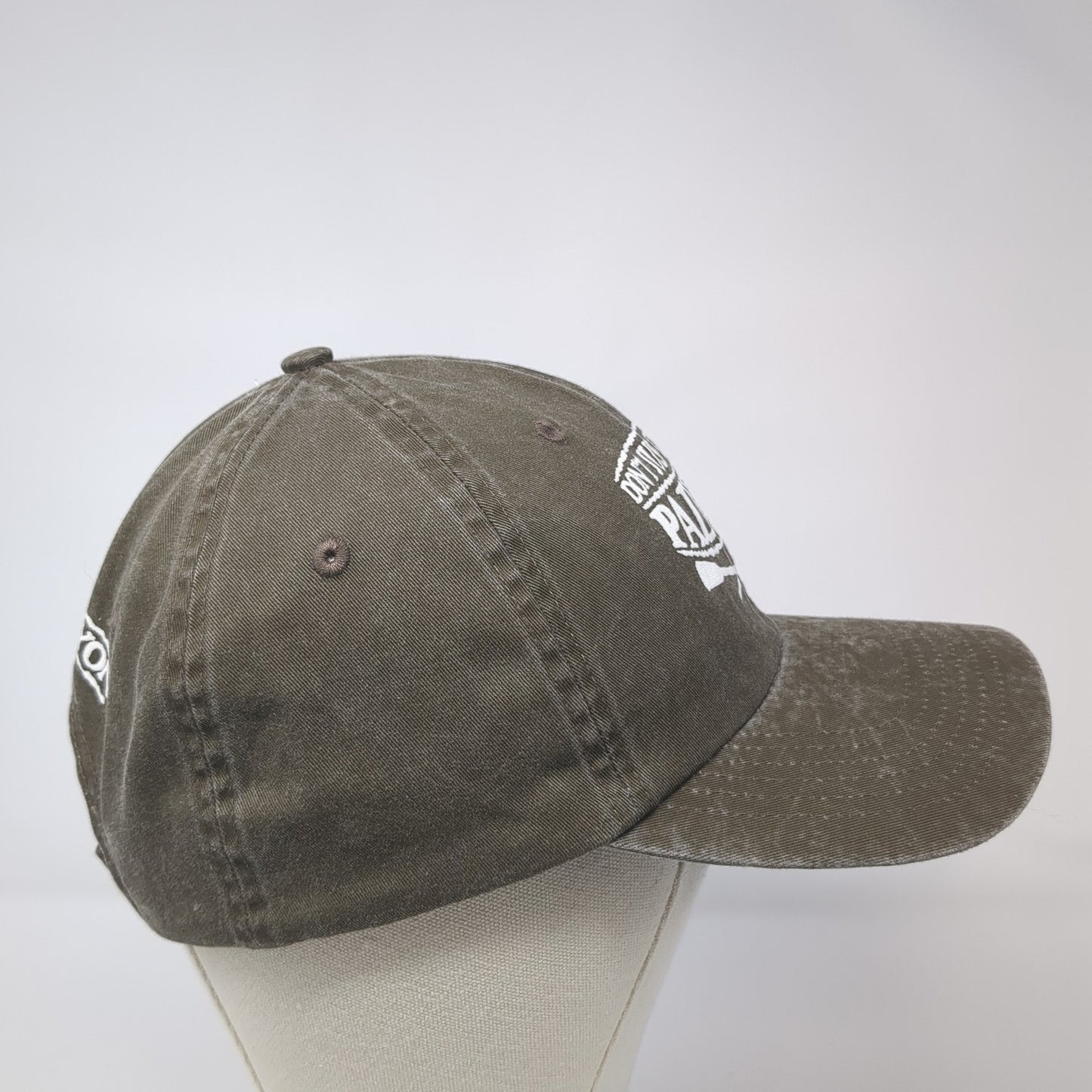 Don't Just Sit There Paddle! Strapback Hat Brown One Size Adjustable
