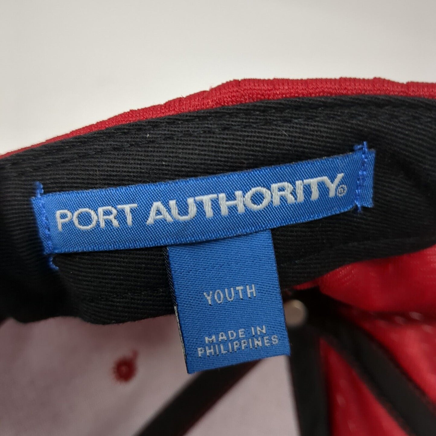 Simplot Nexgrow Youth Strapback Hat Red OS Adjustable Embroidered Port Authority