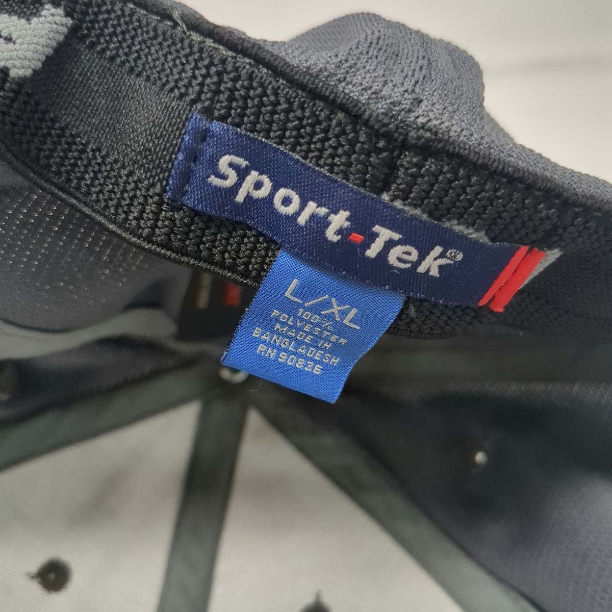 Sport-Tek Baseball Cap Gray XL S&P Trucking Logo Flexfit Fitted Hat Polyester
