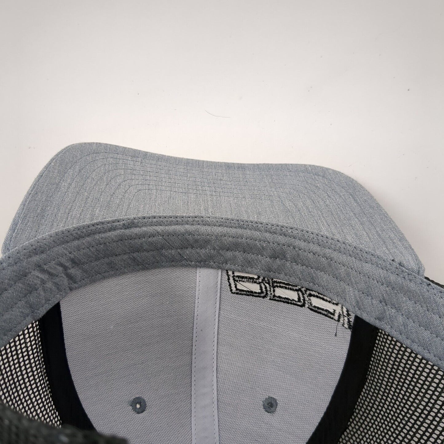 BBSI Snapback 112 Trucker Hat Gray One Size Adjustable Mesh Back Richardson