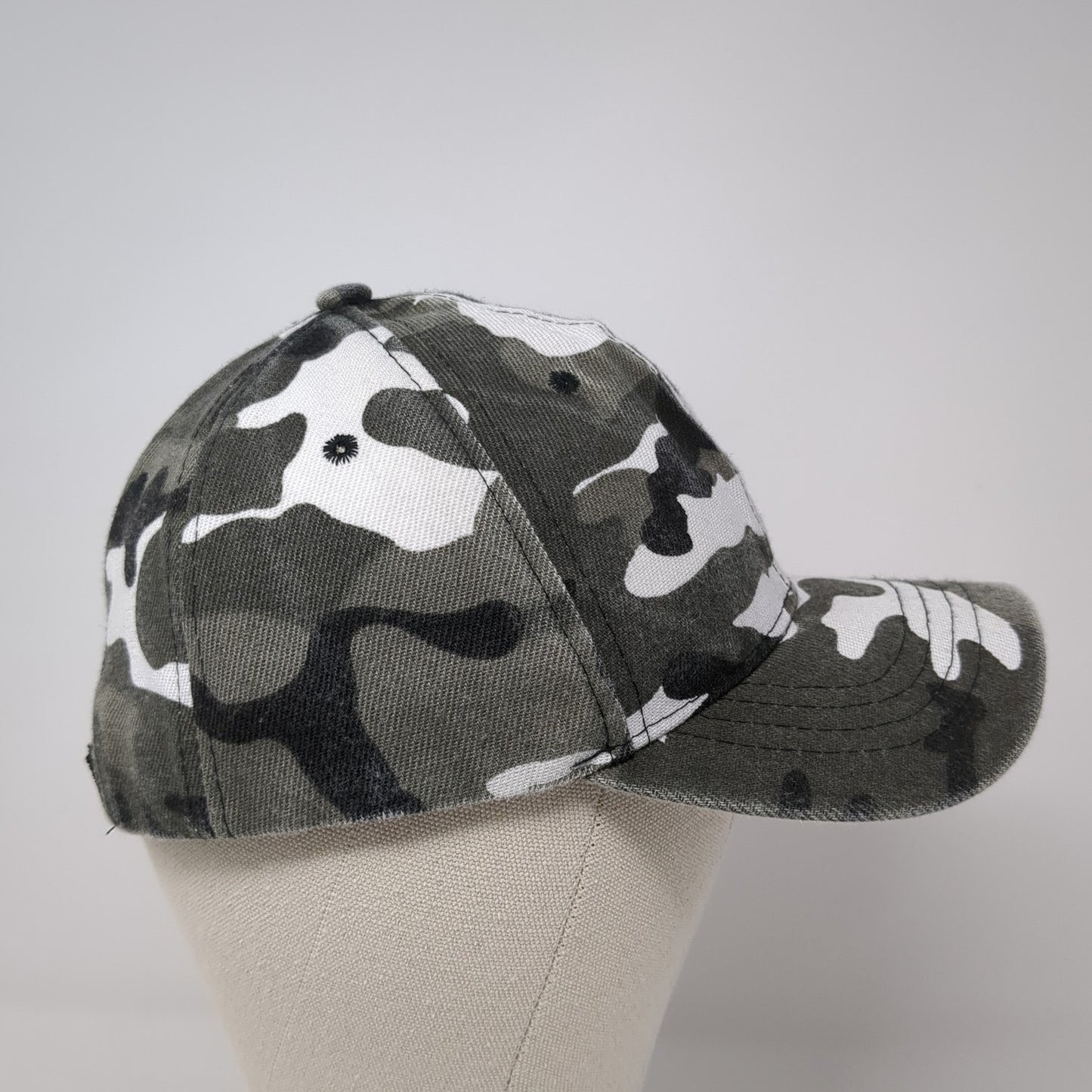 Unbranded Strapback Hat Multi One Size Adjustable Camouflage Blank
