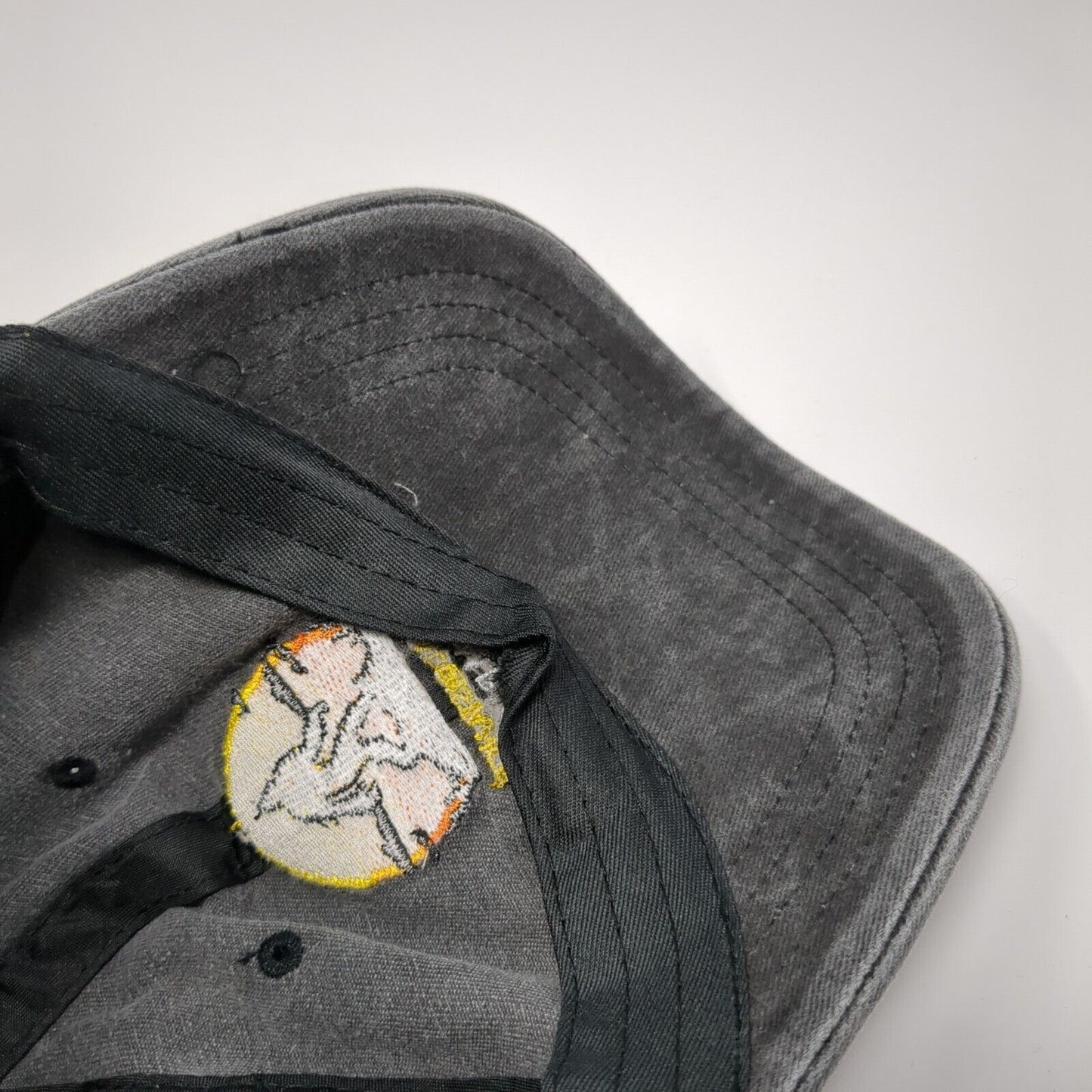 Social Distance Champion Slideback Hat Gray One Size Adjustable Embroidered OBSI