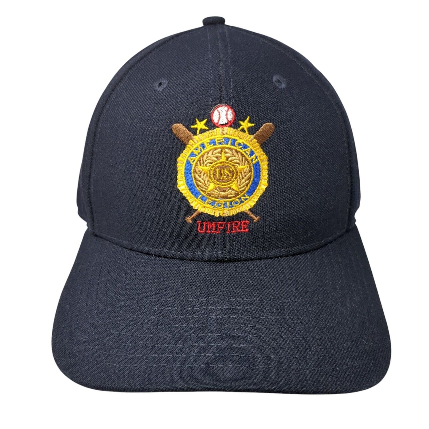 American Legion Umpire Fitted Hat Blue 7 3/8 Embroidered Richardson