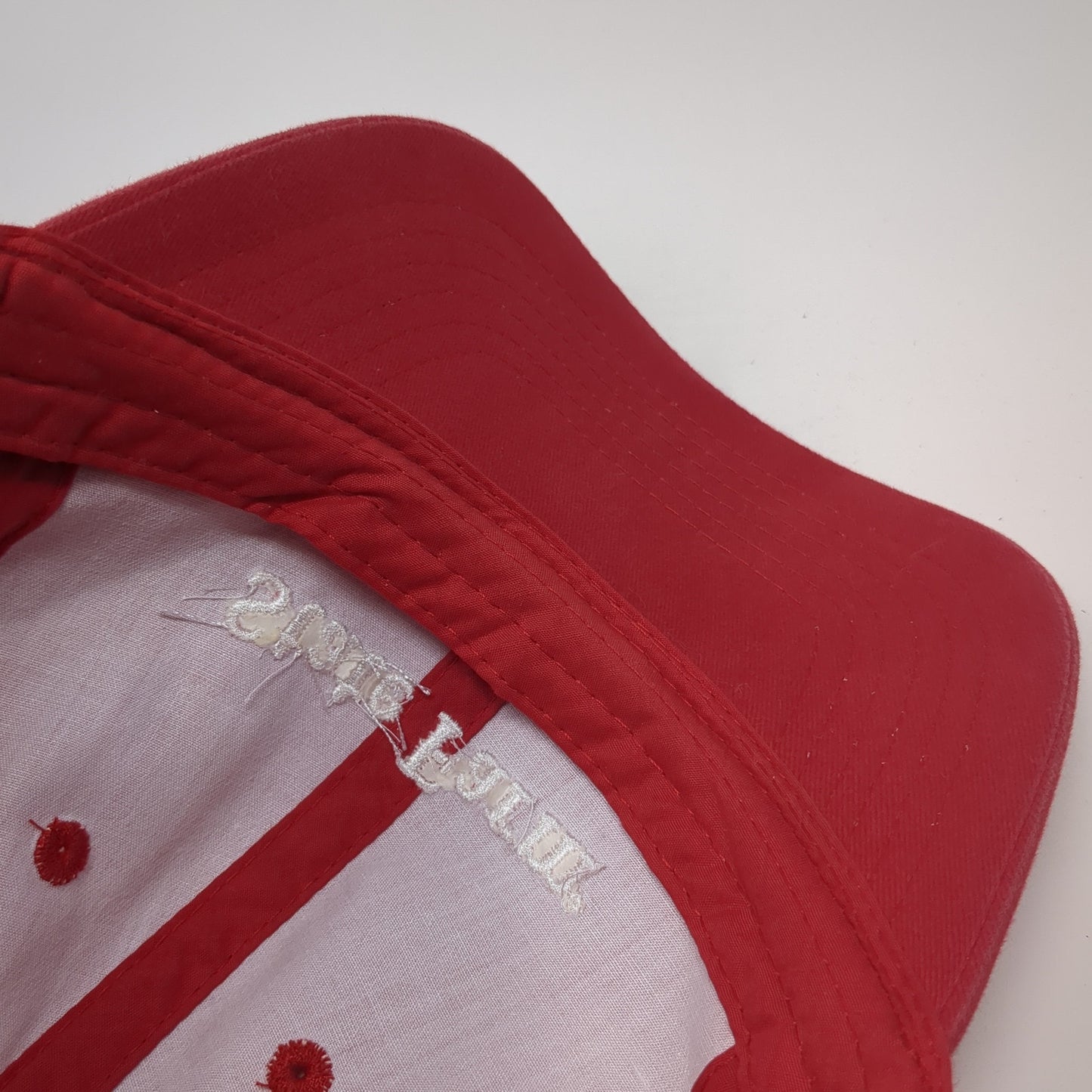 State Farm Strapback Hat Red One Size Adjustable Embroidered AMC Deluxe