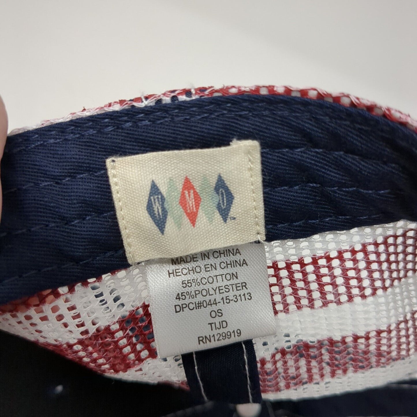 USA Snapback Trucker Hat Multi OS Adjustable Mesh Back Patriotic Stars & Stripes