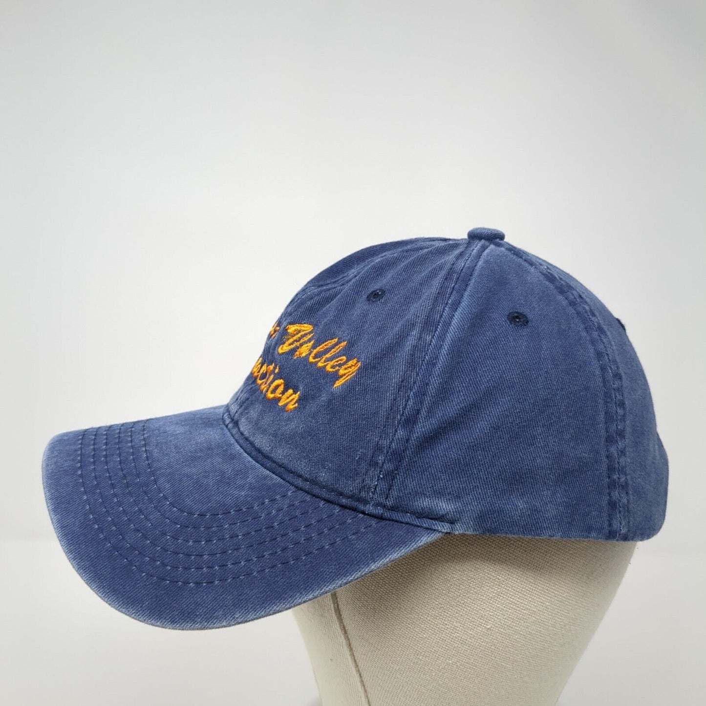 Treasure Valley Auction Slideback Hat Blue OS Adjustable Embroidered 6 Panel