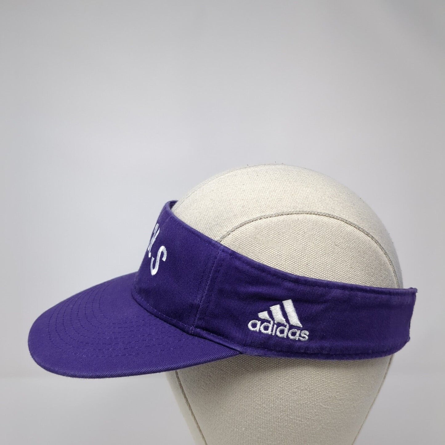 PHS Strapback Golf Sun Visor Hat Purple One Size Adjustable Embroidered Adidas
