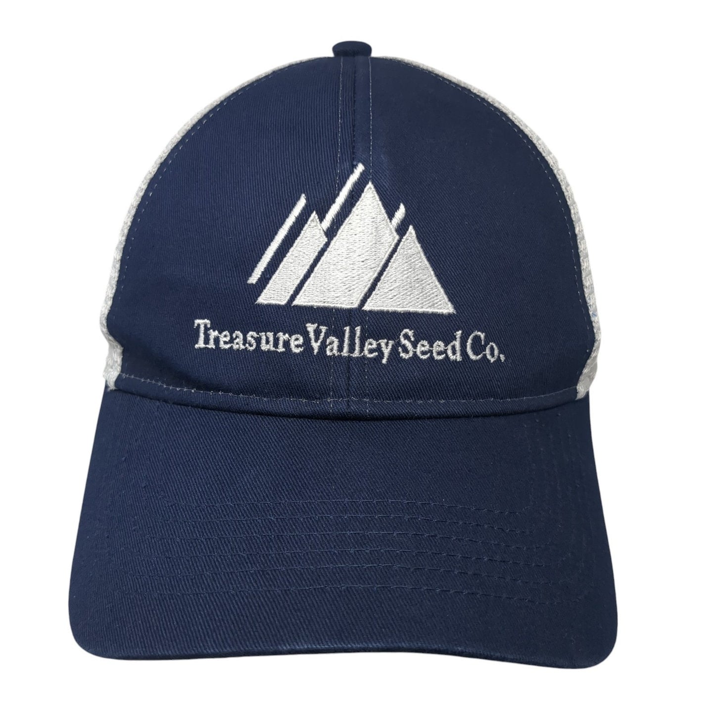 Treasure Valley Seed Co. Snapback Mesh Back Trucker Hat Blue One Size