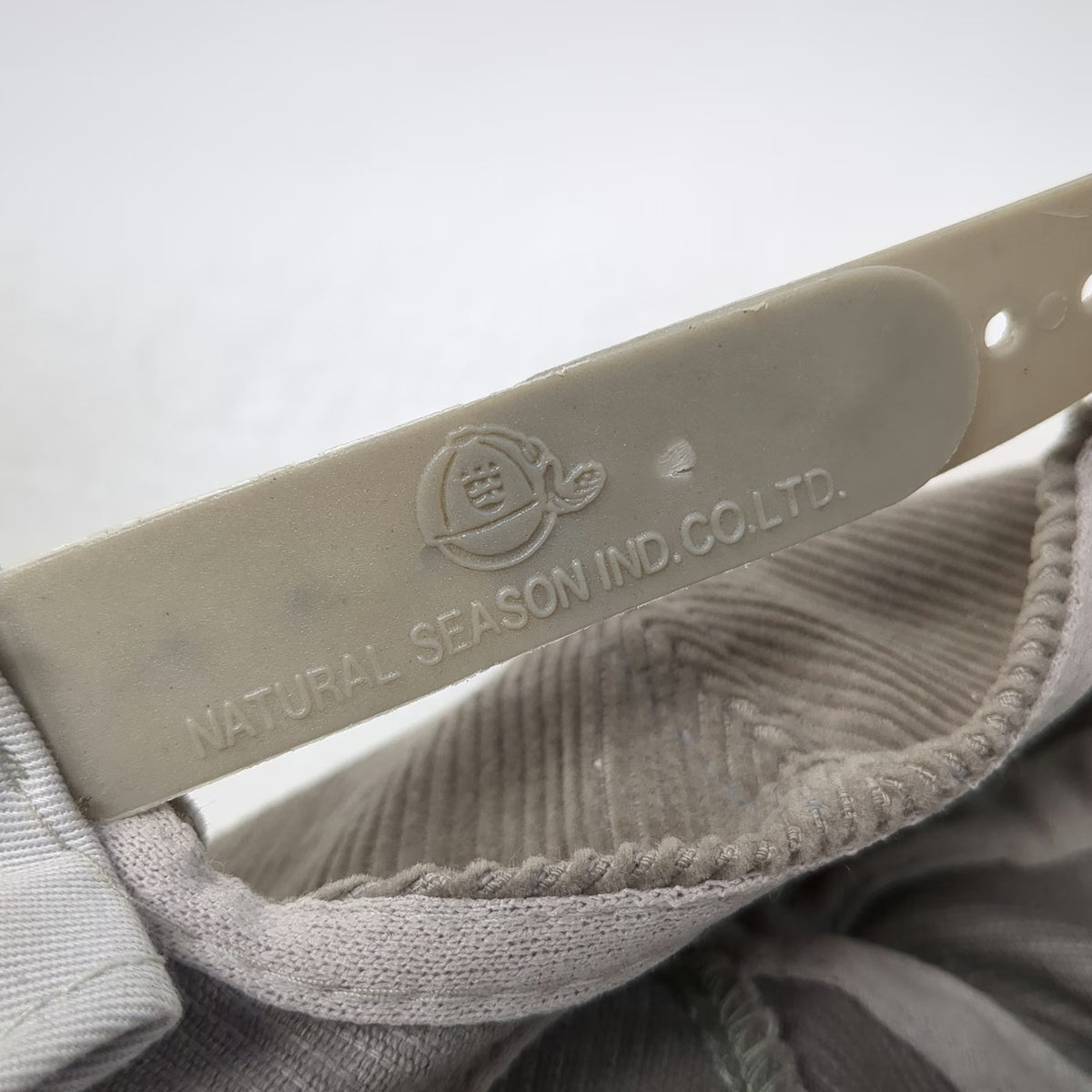 Natural Season 5 Panel Gray Hat One Size Olympic Games Corduroy Rope Snapback