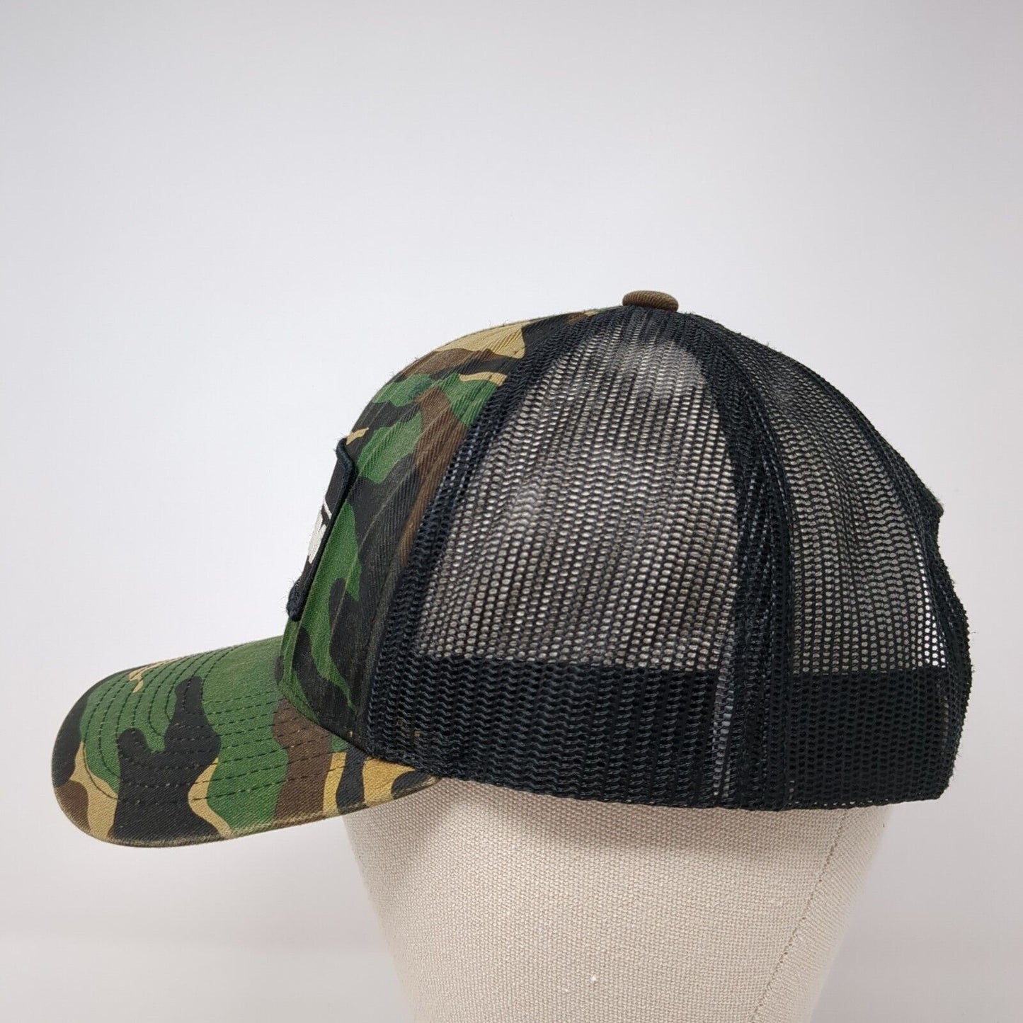 1st Phorm Snapback Trucker Hat Camouflage OS Adjustable Mesh Back Richardson