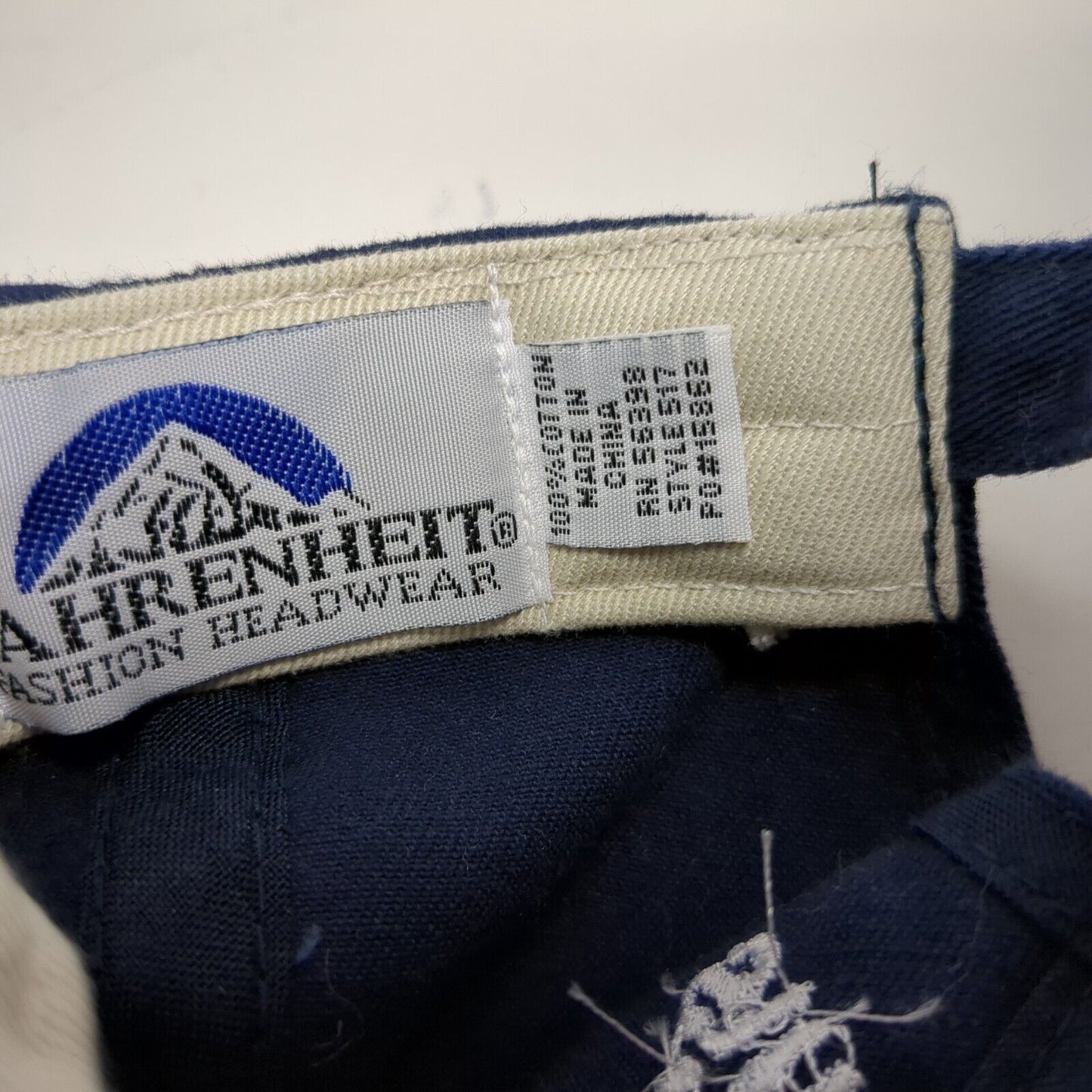 Ireland Bank Slideback Hat Blue One Size Embroidered Fahrenheit 6 Panel